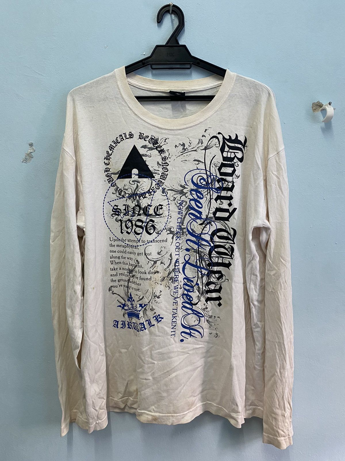 Airwalk × Japanese Brand Crazy Design Front And Backhit Airwalk Longsleeve🚀 Size US XL / EU 56 / 4 - 1 Thumbnail