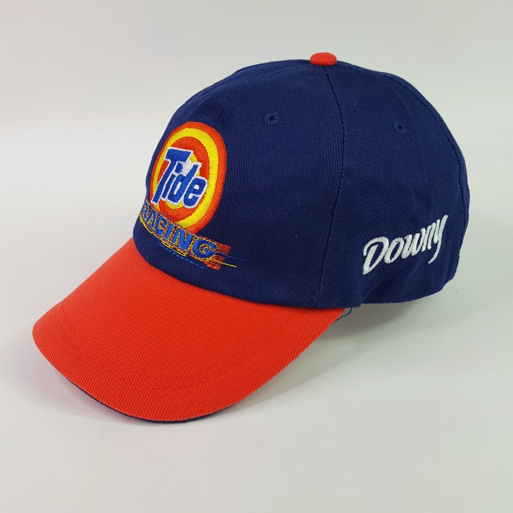 NASCAR VINTAGE Tide Racing NASCAR Snapback Adjustable Twill Blue Hat Baseball Cap Car Size ONE SIZE - 4 Thumbnail