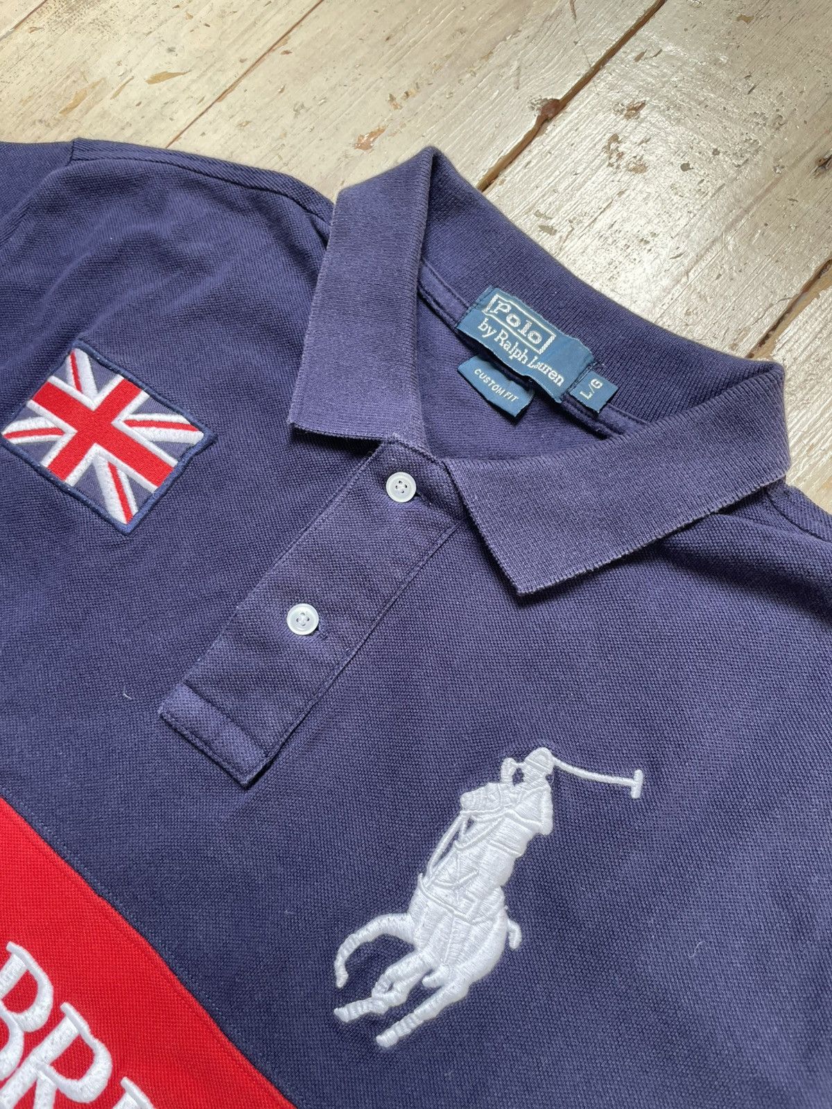 Polo Ralph Lauren Polo Ralph Lauren Great Britain Tshirt Size US L / EU 52-54 / 3 - 3 Thumbnail