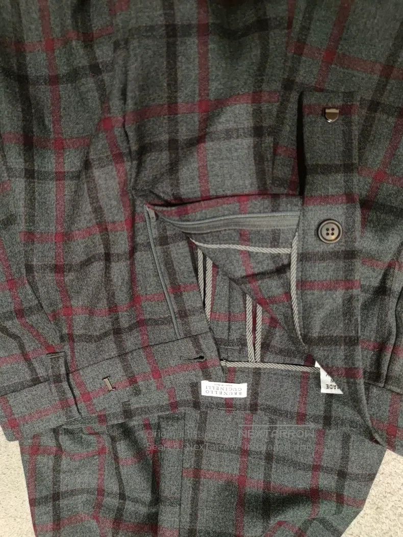 Brunello Cucinelli Brunello Cucinelli New wool casual pants, classic checkere Size 25" / US 0 / IT 36 - 8 Thumbnail