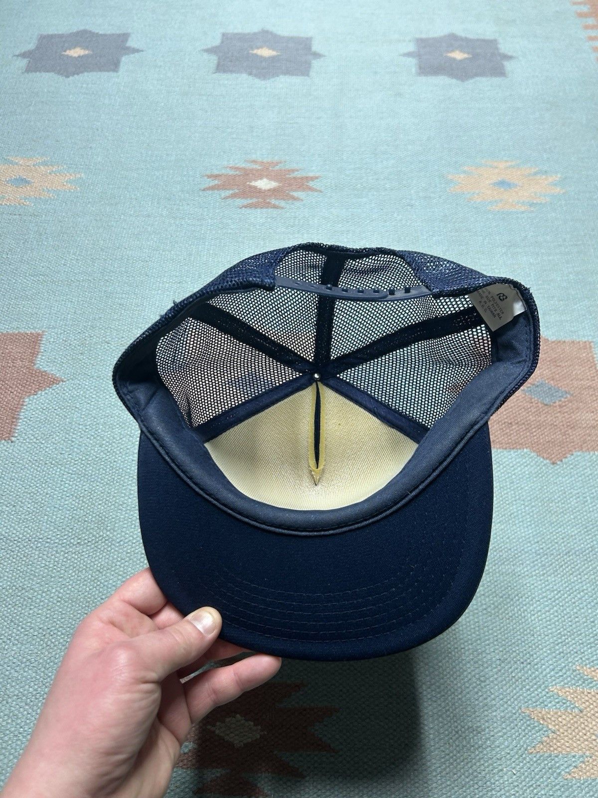 Vintage Vtg trucker hat valley petroleum oil Michigan spell out snap Size ONE SIZE - 5 Thumbnail