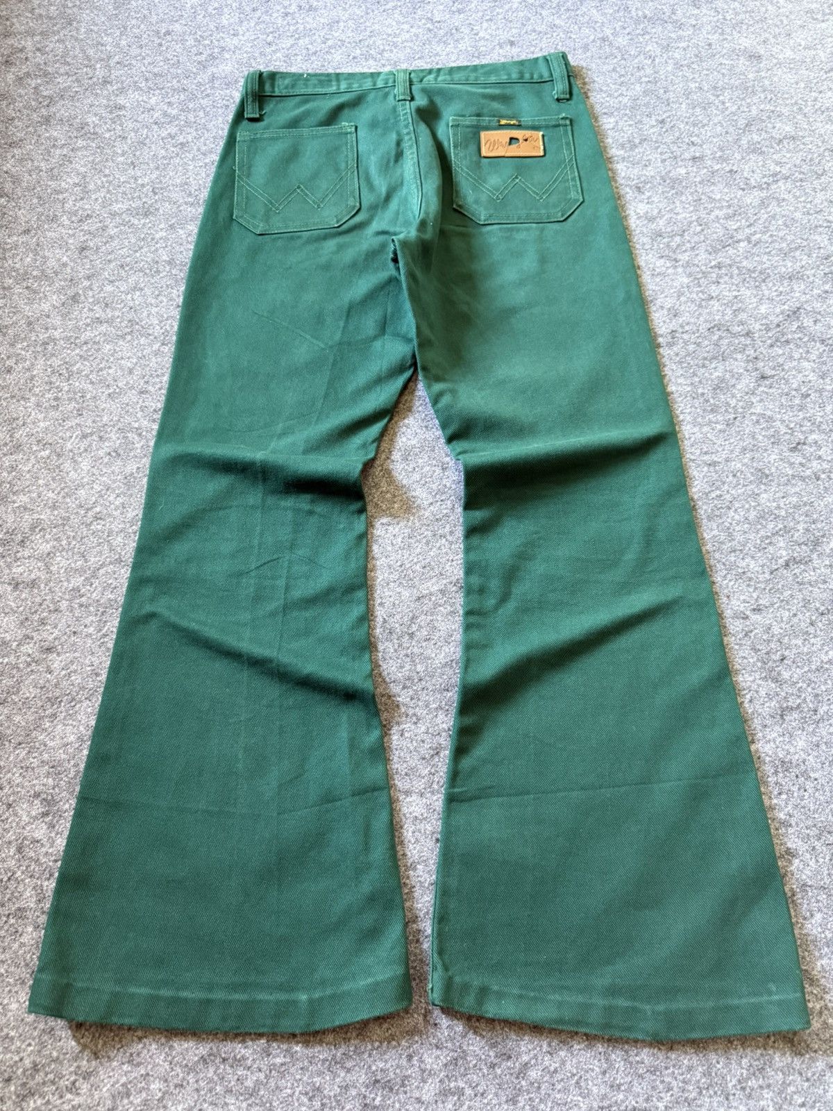 If Six Was Nine × Le Grande Bleu (L.G.B.) × Wrangler 70s 80s Wrangler Bell Bottom Flared Bootcut Jeans Size US 28 / EU 44 - 2 Thumbnail