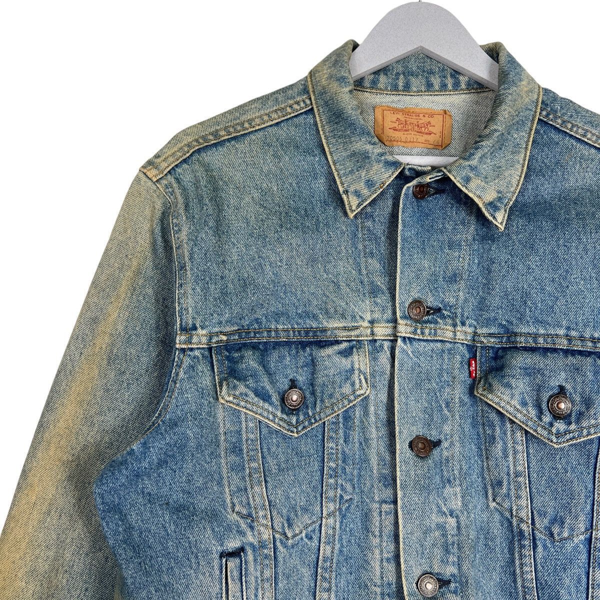 Levi's 🔥 90s VINTAGE LEVIS 70506 TRUCKER JACKET MADE IN USA Size US L / EU 52-54 / 3 - 7 Thumbnail