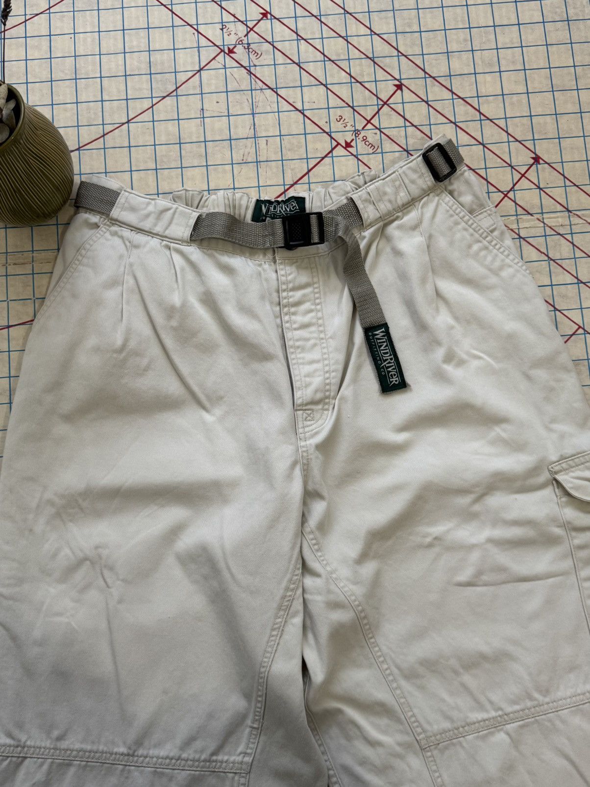 Vintage × Windriver Crazy Vintage Y2K 2000s Baggy Wide Leg Cargo Pants Windriver Size US 34 / EU 50 - 7 Thumbnail