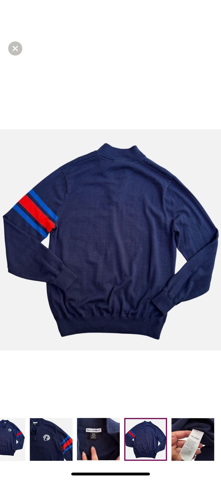 Callaway Callaway Legacy Collection Wool Blend 1/4 Zip Golf Sweater M Size US M / EU 48-50 / 2 - 4 Thumbnail