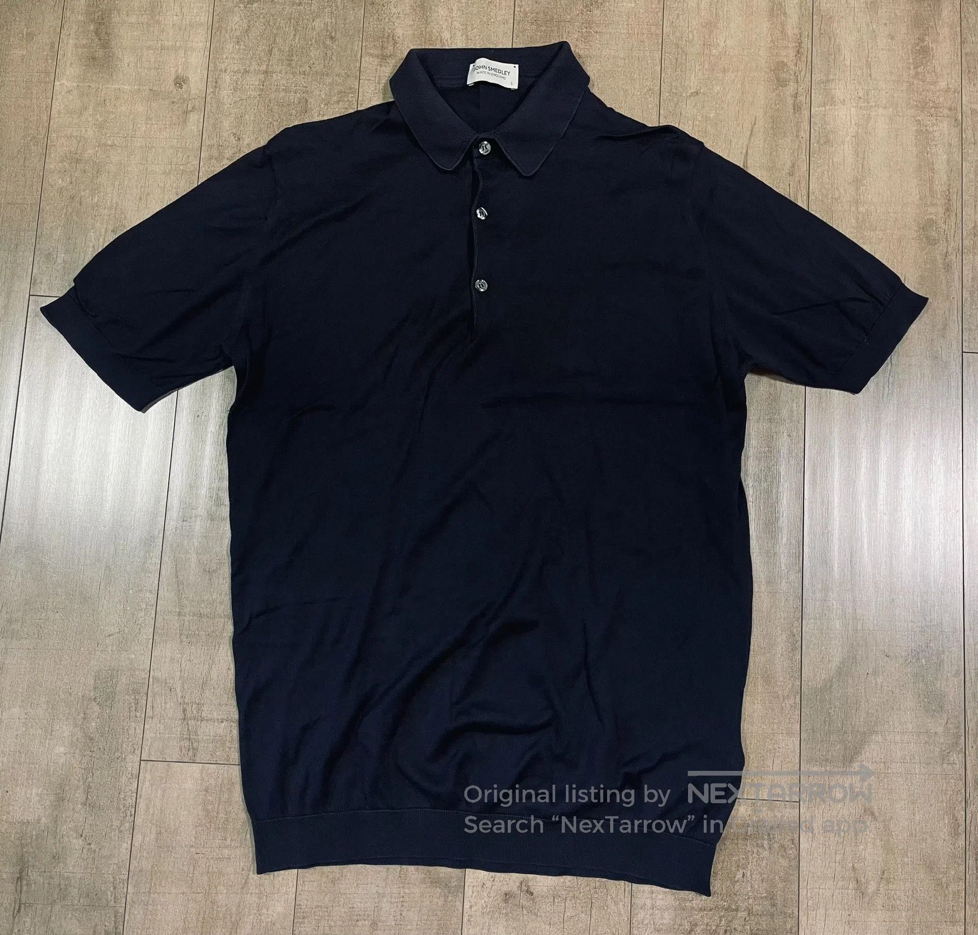 John Smedley John Smedley Navy Sea Island Cotton Polo. Size US M / EU 48-50 / 2 - 2 Thumbnail