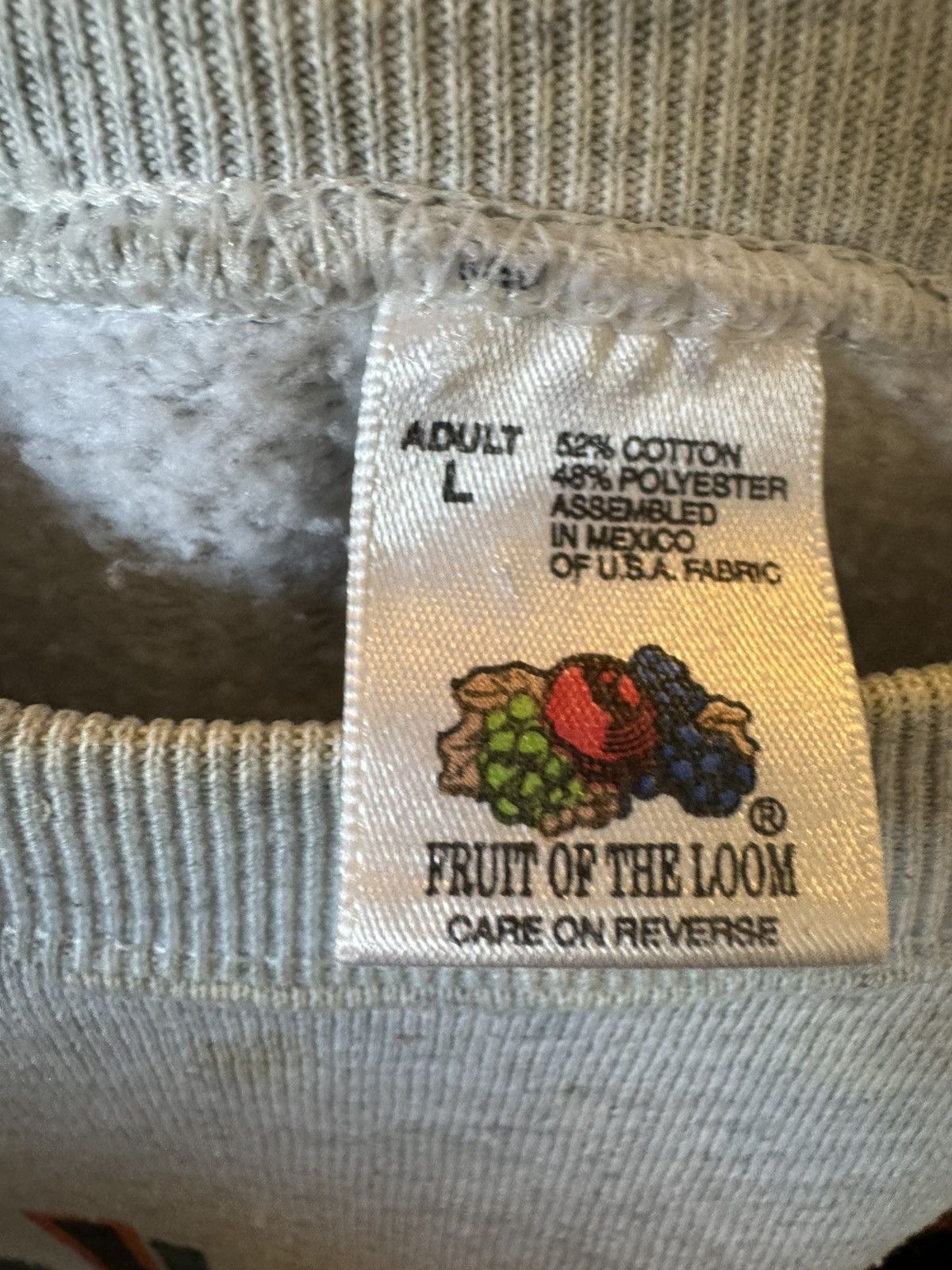 Fruit Of The Loom Vintage Miami Dolphins Sweatshirt Size US L / EU 52-54 / 3 - 11 Thumbnail