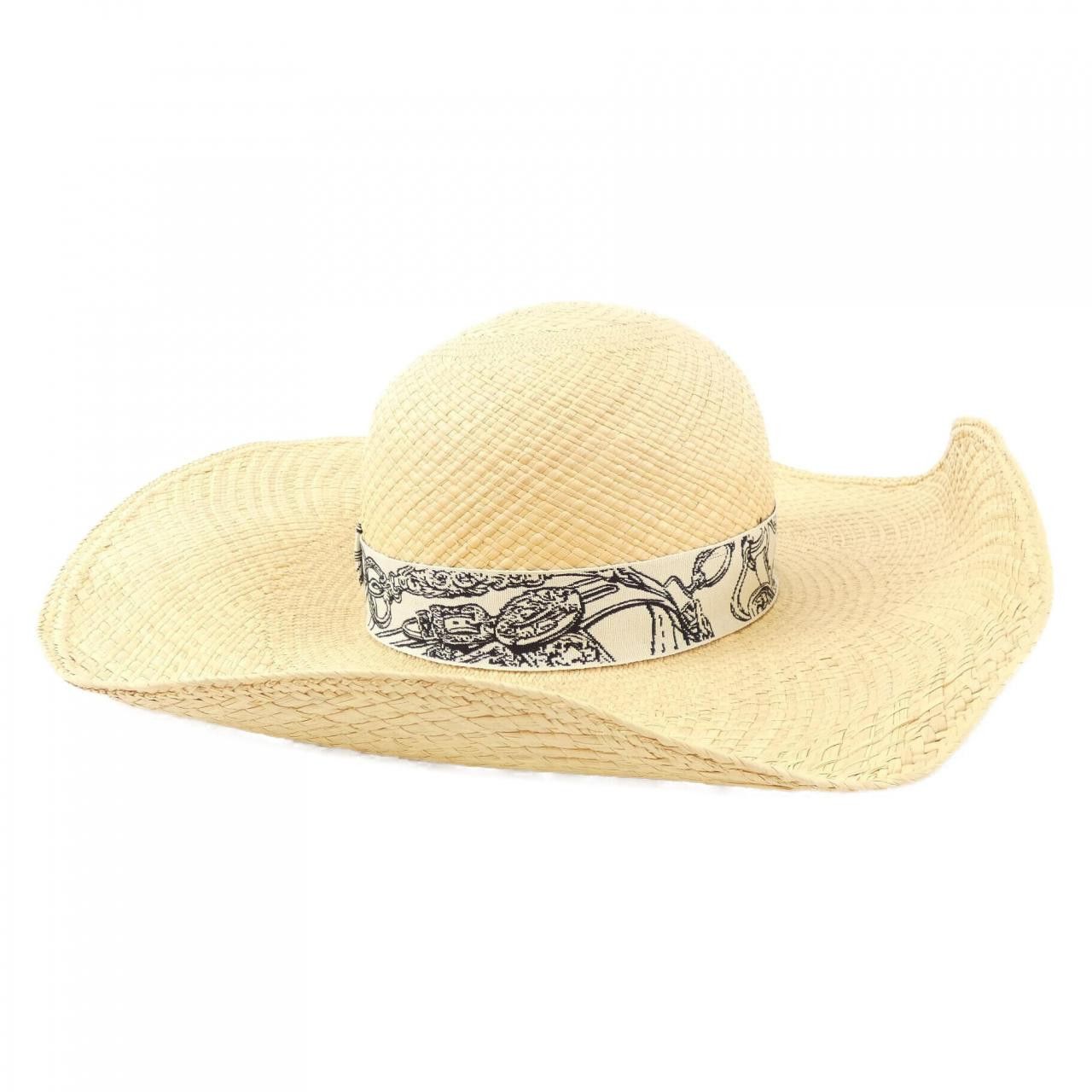 Hermes Hermès CARROUSEL H211006N57 Hat Textile Hats DUTY FREE for USA