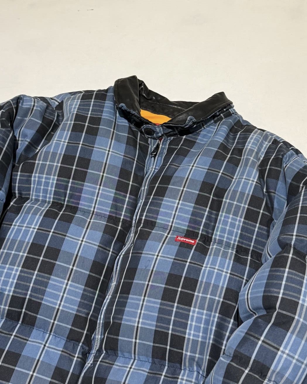 Supreme Supreme FW19 Leather Collar Puffer Jacket Size US L / EU 52-54 / 3 - 3 Thumbnail