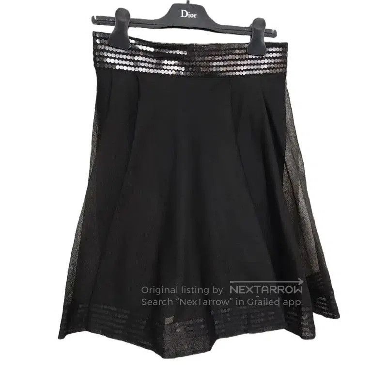 Dior Dior Black Polka Dot Skirt . Size 28" / US 6 / IT 42 - 1 Thumbnail