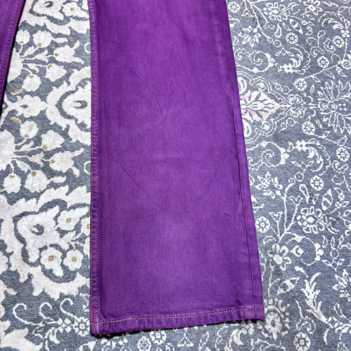 Levi's Vintage Levis 501 Dusty Purple Dyed Jeans Size US 33 - 8 Thumbnail