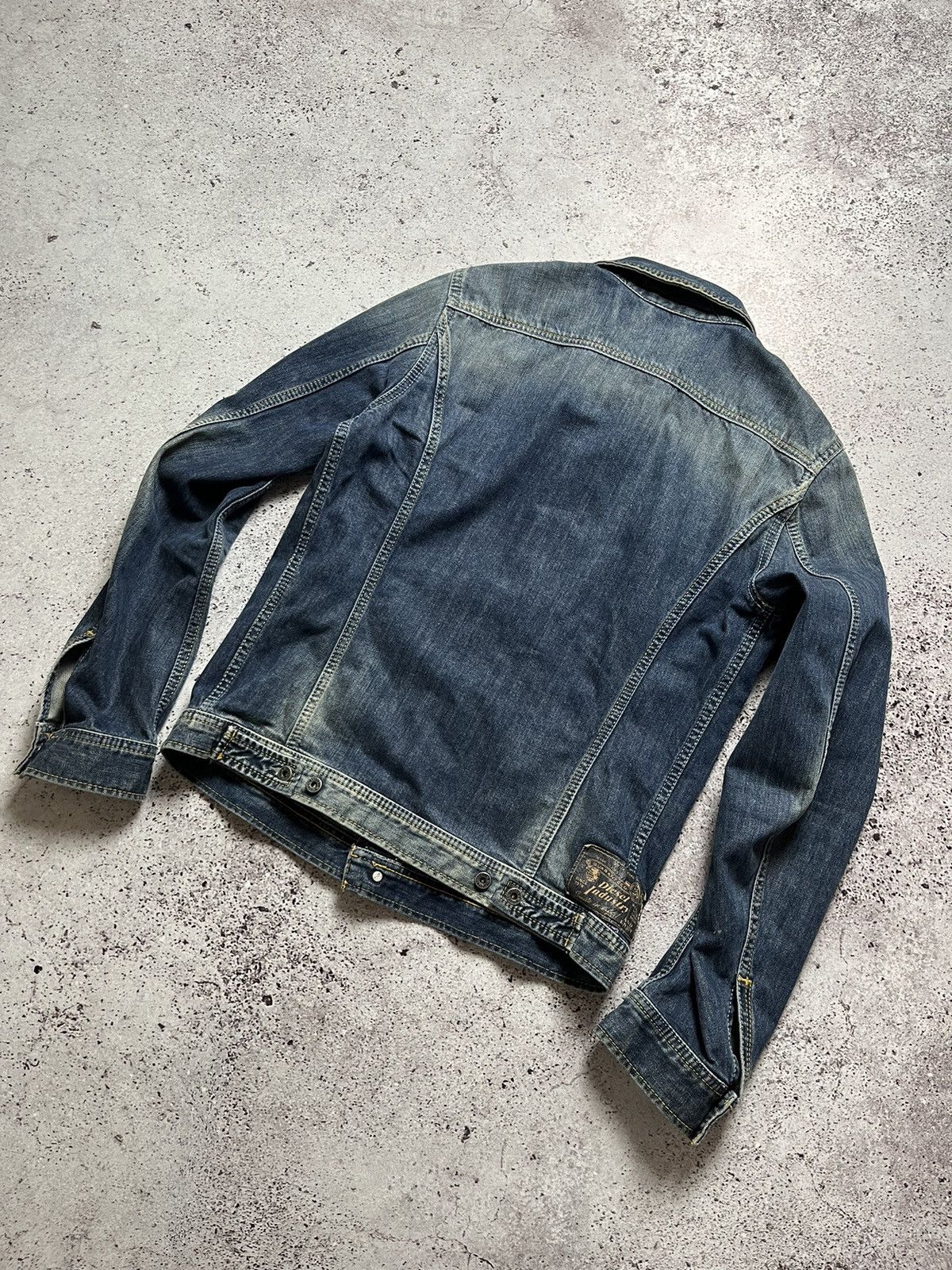 Diesel × Vintage 🔥Vintage Diesel Jeans Jacket Denim Coat Size US M / EU 48-50 / 2 - 2 Thumbnail