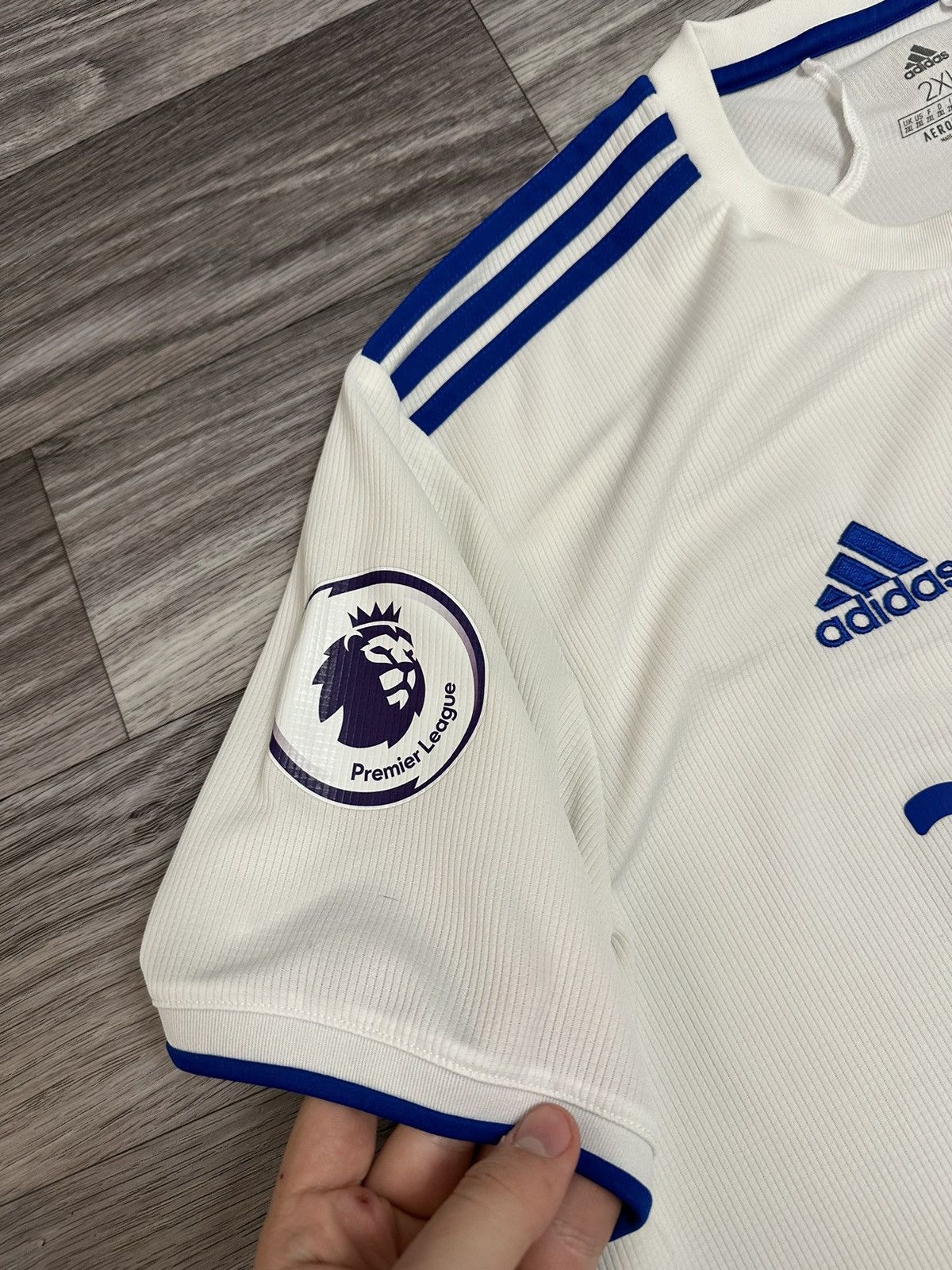Adidas Adidas Leeds United 2020-2021 Home Football Jersey shirt Size US XXL / EU 58 / 5 - 4 Thumbnail