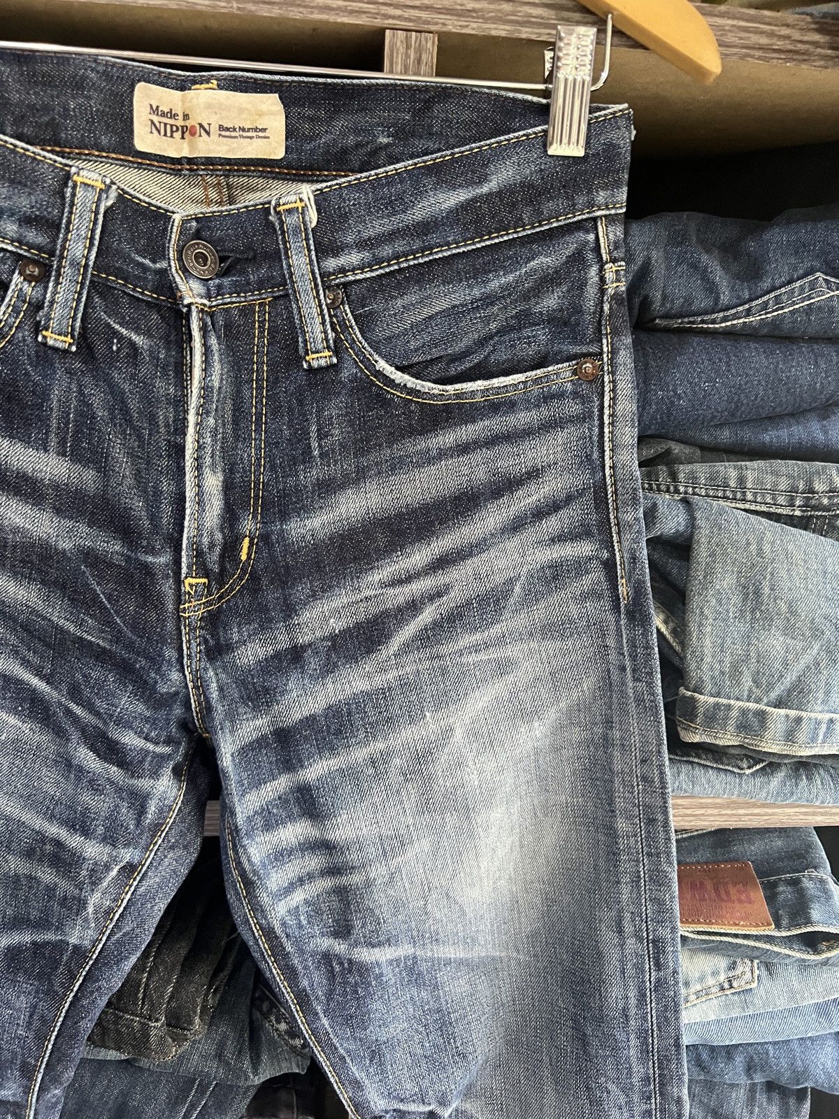 Japanese Brand 🔥Back Number Premium Vintage Flared Denim Size US 29 - 9 Thumbnail