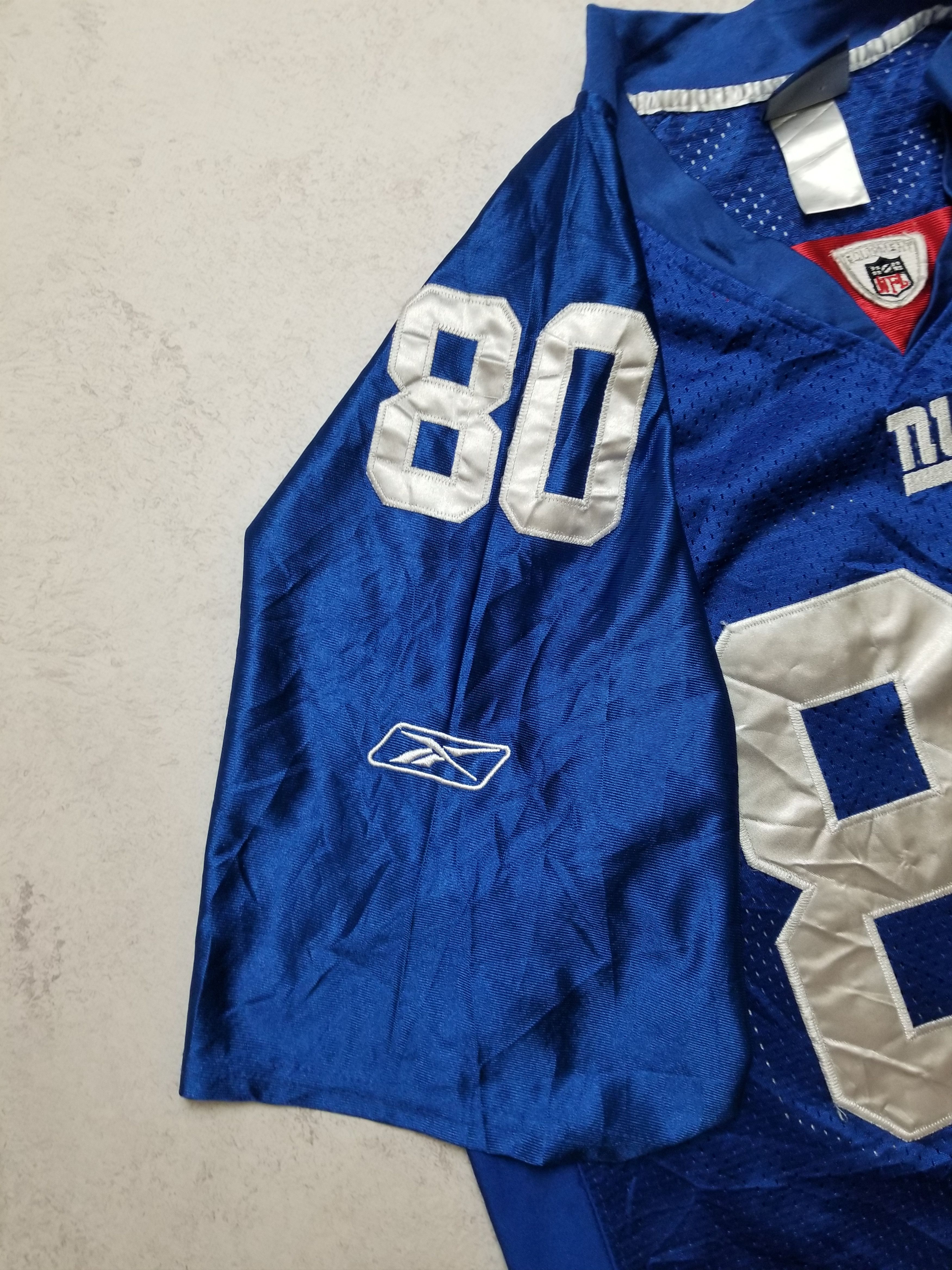 Reebok New York Giants Victor Cruz #80 Super Bowl NFL Sewn Jersey Size US XL / EU 56 / 4 - 6 Thumbnail