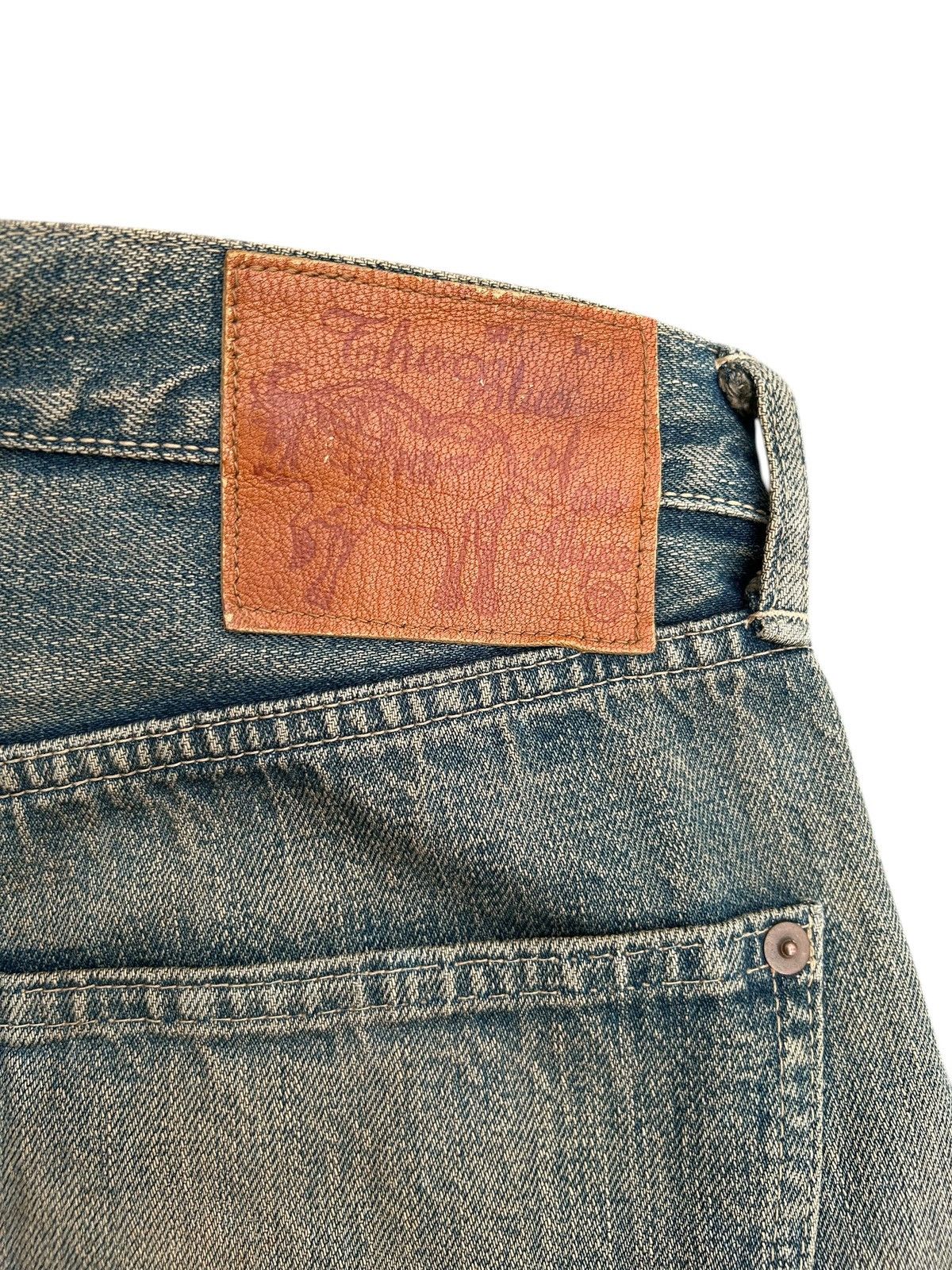 Kapital Vintage The Blue of an Selvedge Distressed Rusty Denim Jeans Size US 32 / EU 48 - 7 Thumbnail