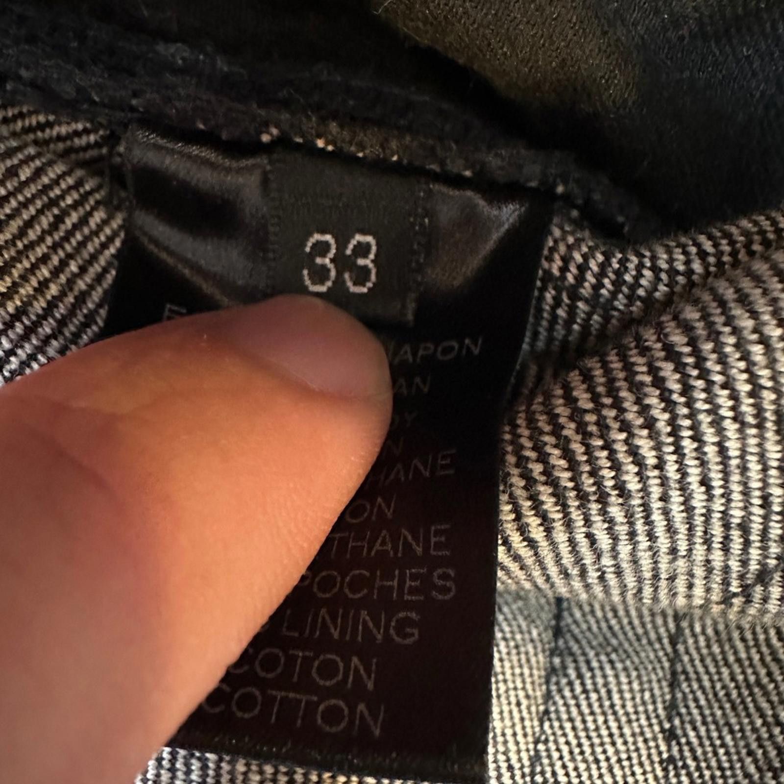 Balmain BALMAIN Paris Men's Black Moto Jeans Distressed Slim 33 Size US 33 - 9 Thumbnail