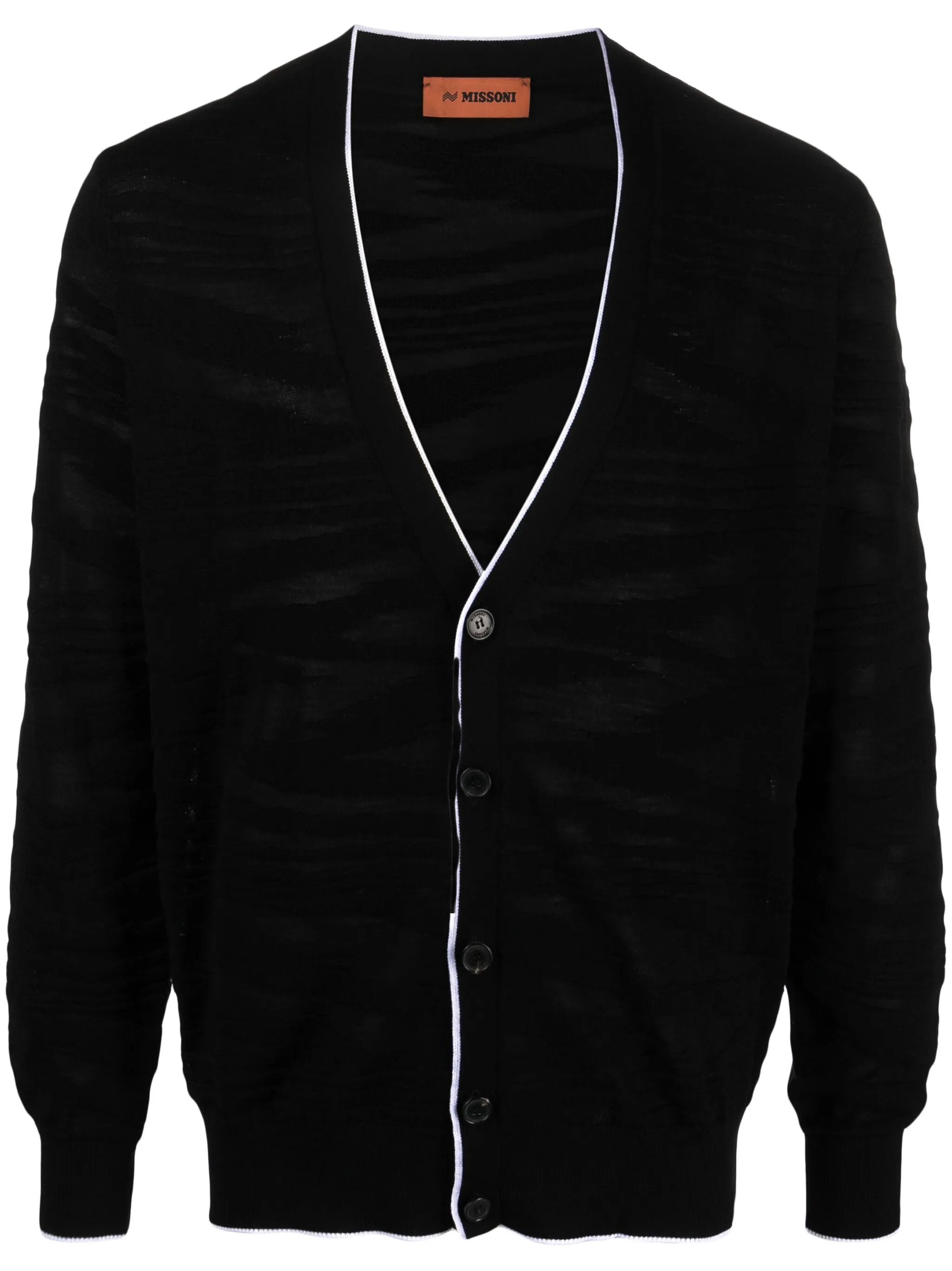 Missoni o1y0225 Cardigan in Black Size US L / EU 52-54 / 3 - 1 Thumbnail