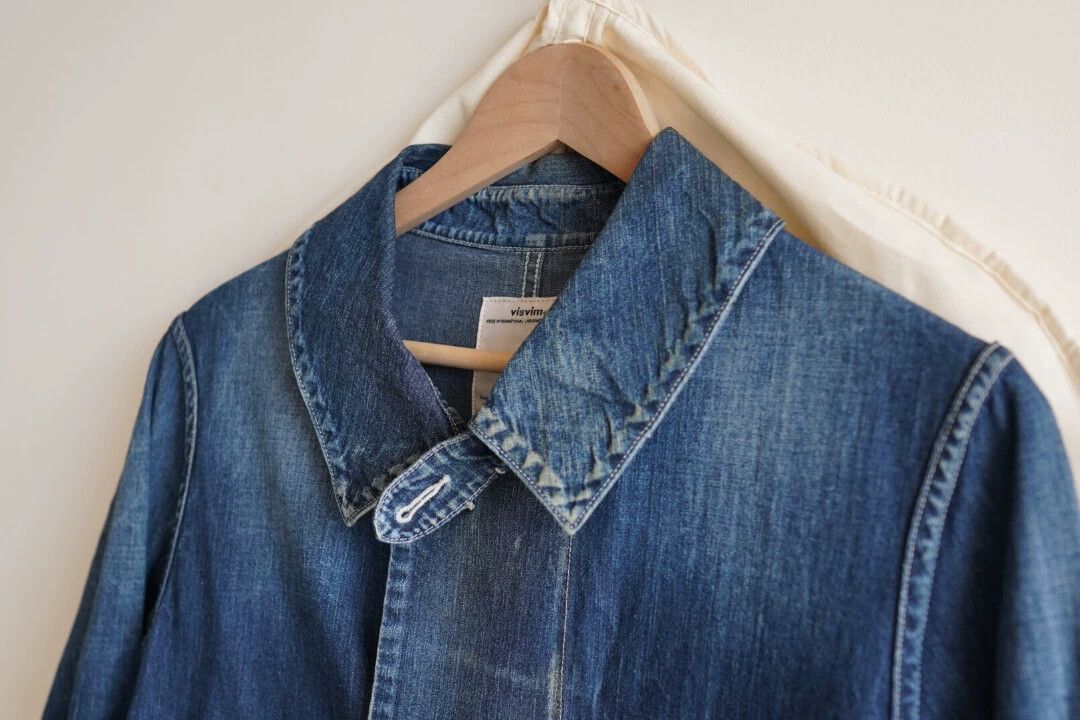 Visvim visvim grease monkey coat denim dry wash ink-splatter size 2 Size US M / EU 48-50 / 2 - 3 Thumbnail