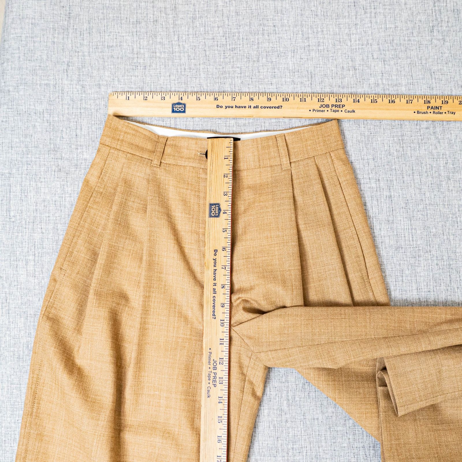 ME+EM ME+EM Pleat Front Trousers Italian wool Tailoring Biscuit 0 Size 25" / US 0 / IT 36 - 10 Thumbnail