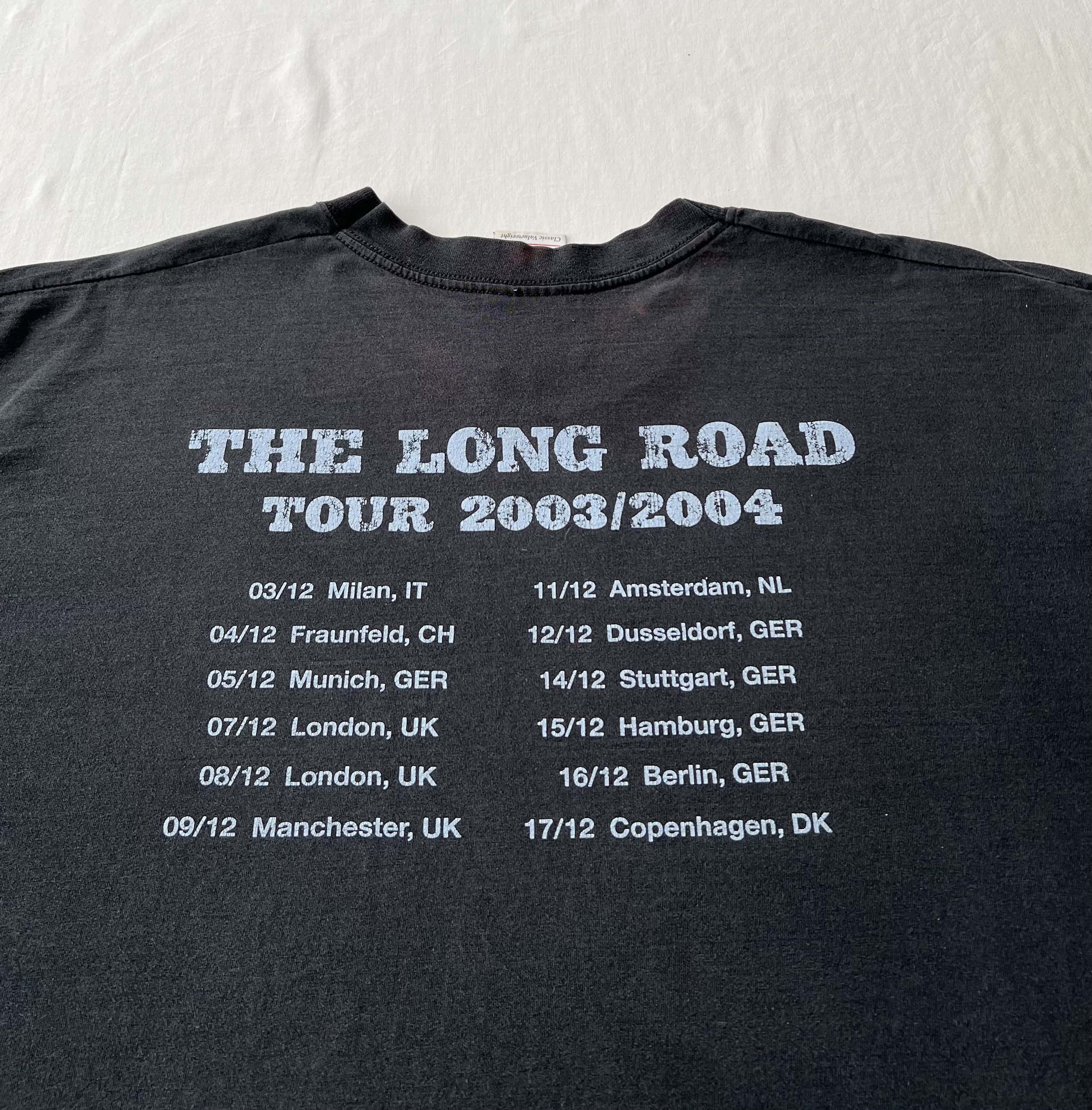 Band Tees Vintage 2003 Nickelback The Long Road Tour 03/04 T-shirt Size US XL / EU 56 / 4 - 14 Thumbnail