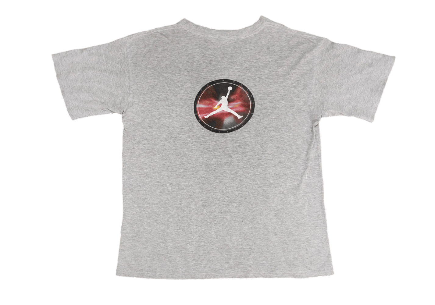 Jordan Brand Vintage 90s Nike Jordan Brand Basketball Center Logo T-Shirt Size US L / EU 52-54 / 3 - 2 Thumbnail