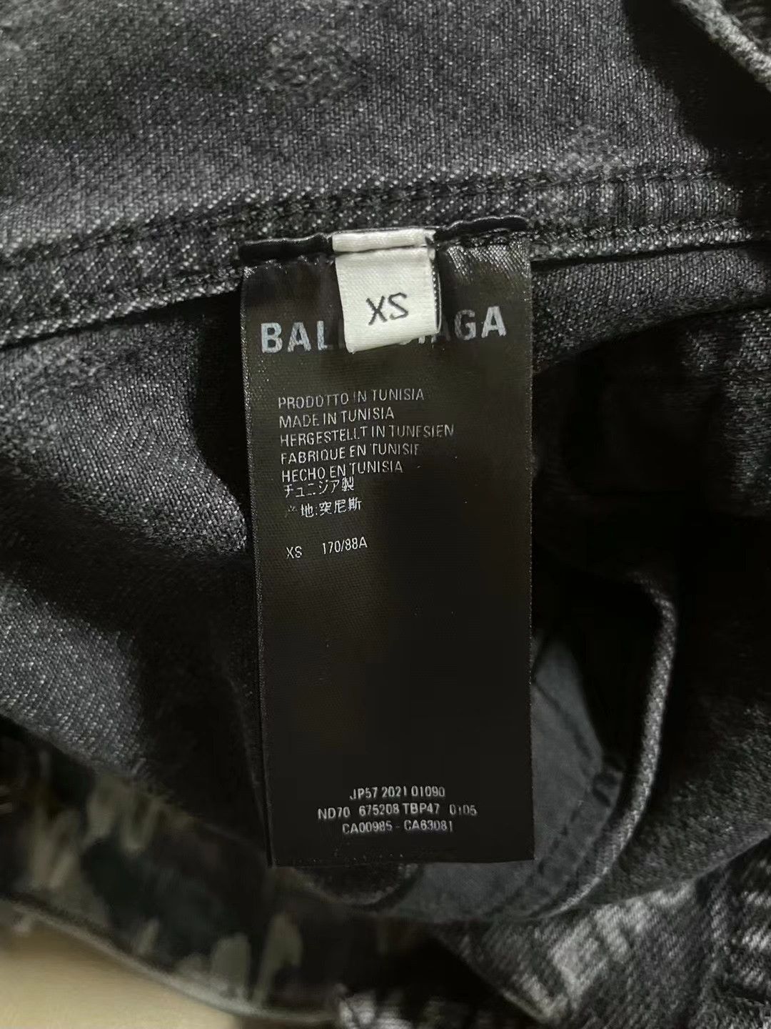 Balenciaga Balenciaga makes old bullet screen full of logo denim jacke Size US XS / EU 42 / 0 - 4 Thumbnail