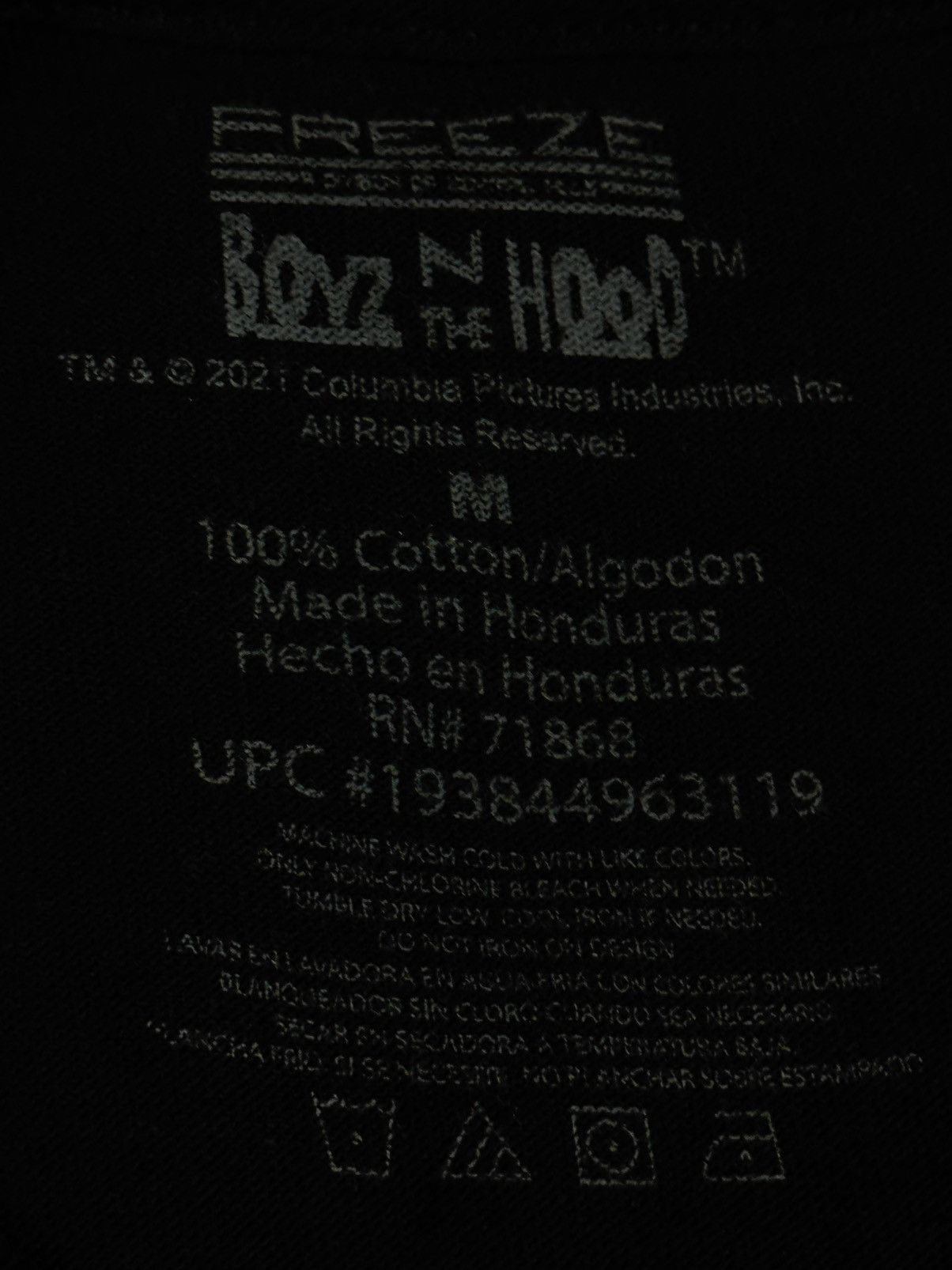 Vintage Vintage Boyz In The Hood Airbrush Portrait Ice Cube Tee Size US M / EU 48-50 / 2 - 4 Thumbnail