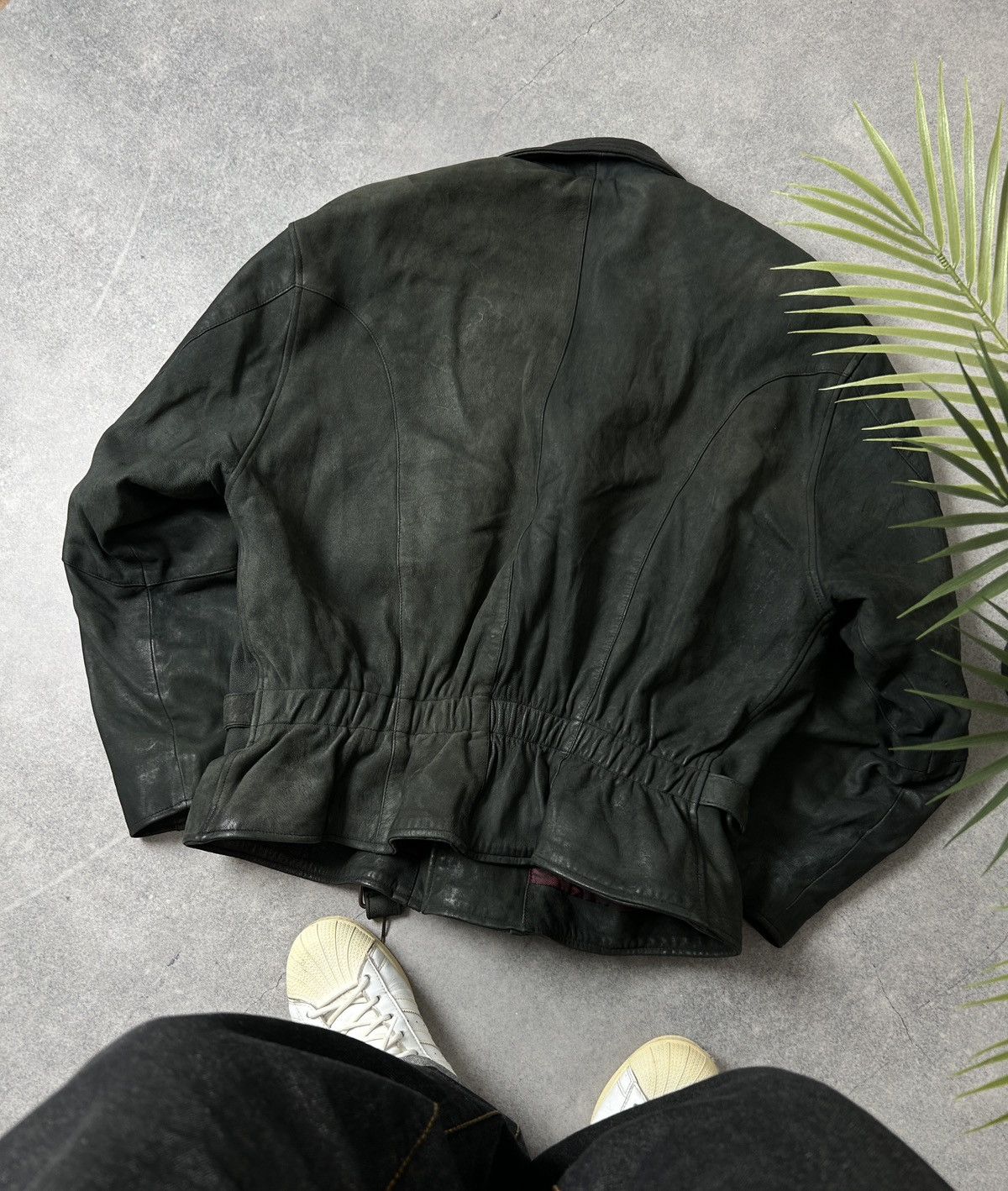 Genuine Leather Vintage Genuine Leather biker jacket cowboys mens Size US L / EU 52-54 / 3 - 3 Thumbnail