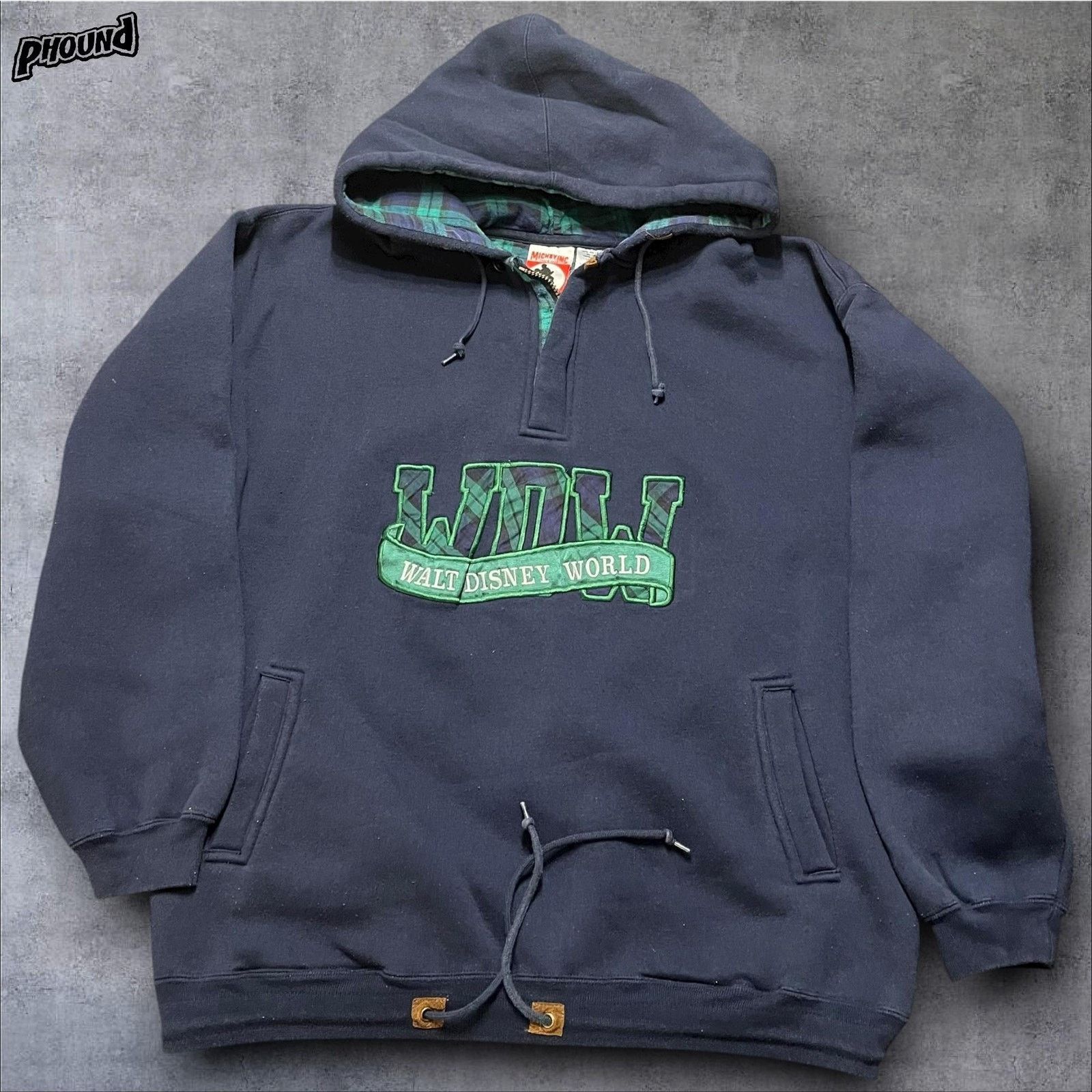 Disney Disney Walt Disney World Hoodie 2XL Lined Hood Zip Pullover Size US XXL / EU 58 / 5 - 1 Thumbnail