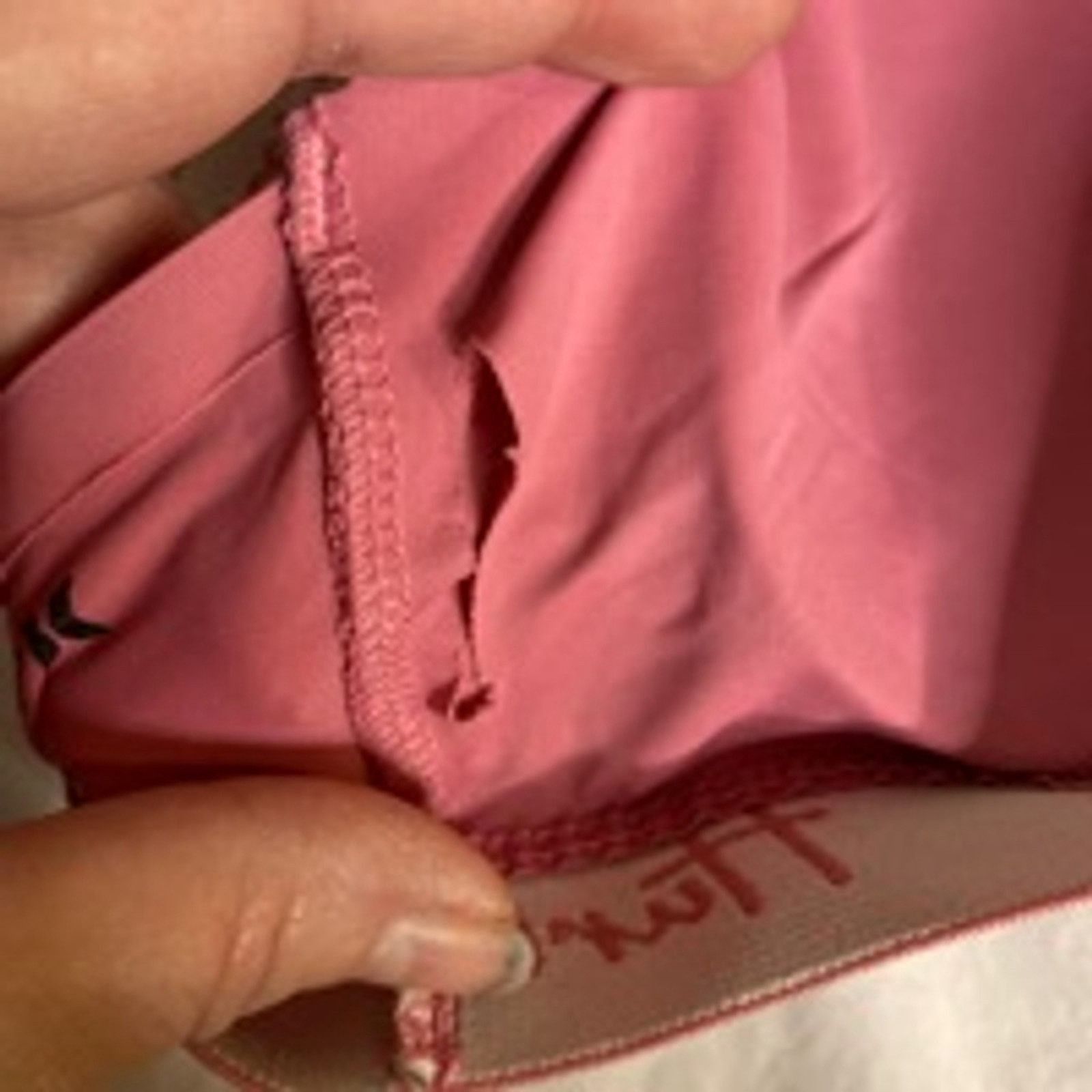 Hurley Pink Logo Sports Bra Hurley Large Stretchy Activewear Top Size ONE SIZE - 5 Thumbnail
