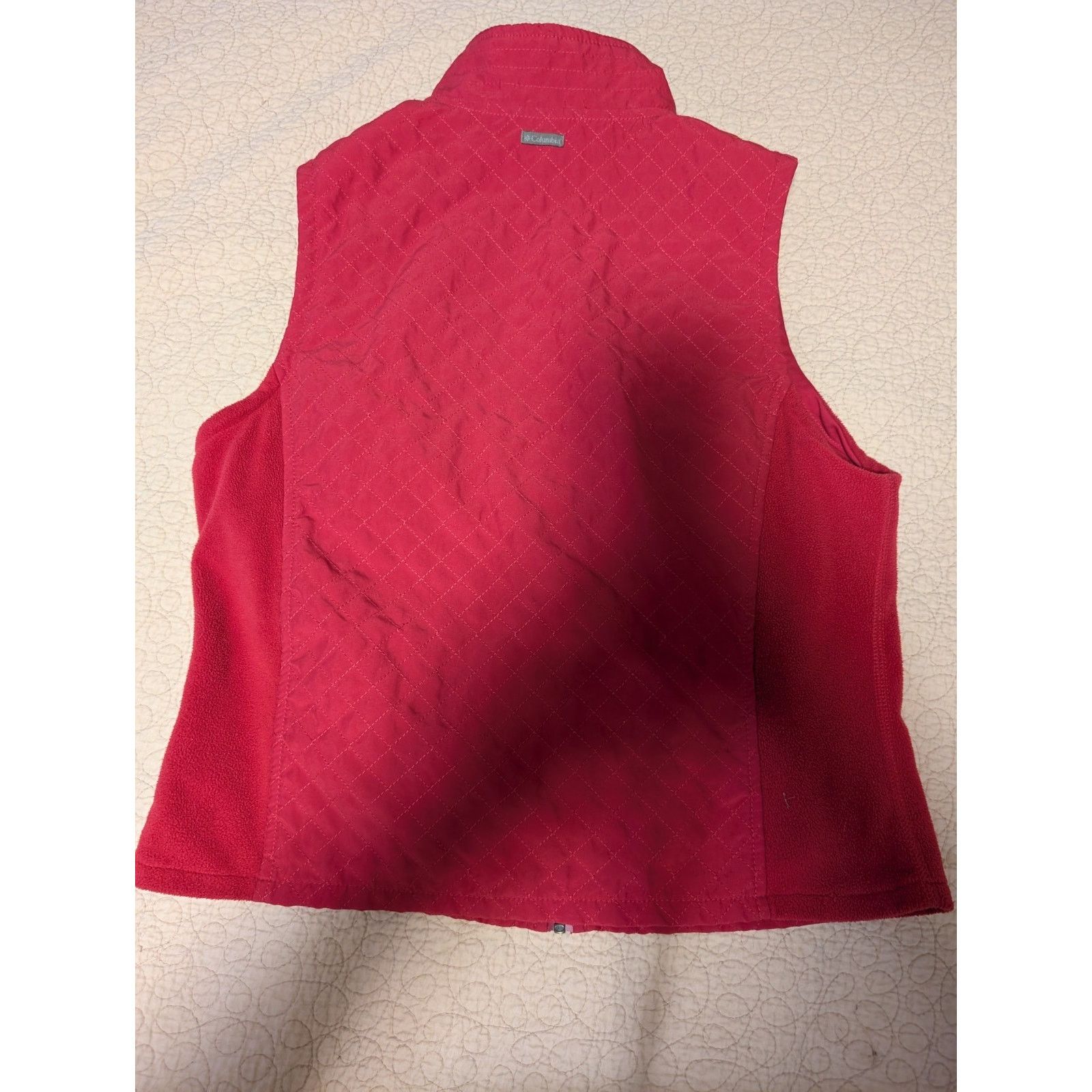 Columbia Columbia Vest Women’s Medium Pink Quilted Pocket Jacket Lite Size M / US 6-8 / IT 42-44 - 5 Thumbnail