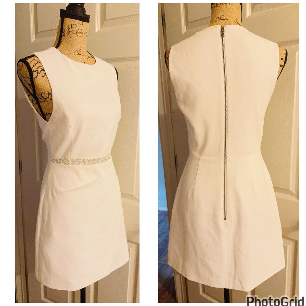 Alice + Olivia Alice + Olivia Embellished Mini Dress Size M / US 6-8 / IT 42-44 - 4 Thumbnail