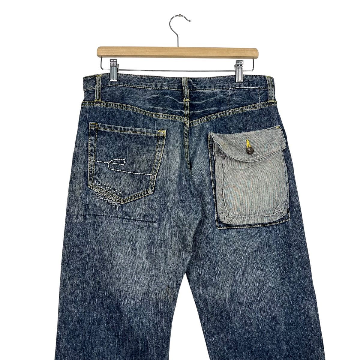 Japanese Brand Vintage Japanese Designer Workwear Denim Jeans Size US 32 / EU 48 - 9 Thumbnail