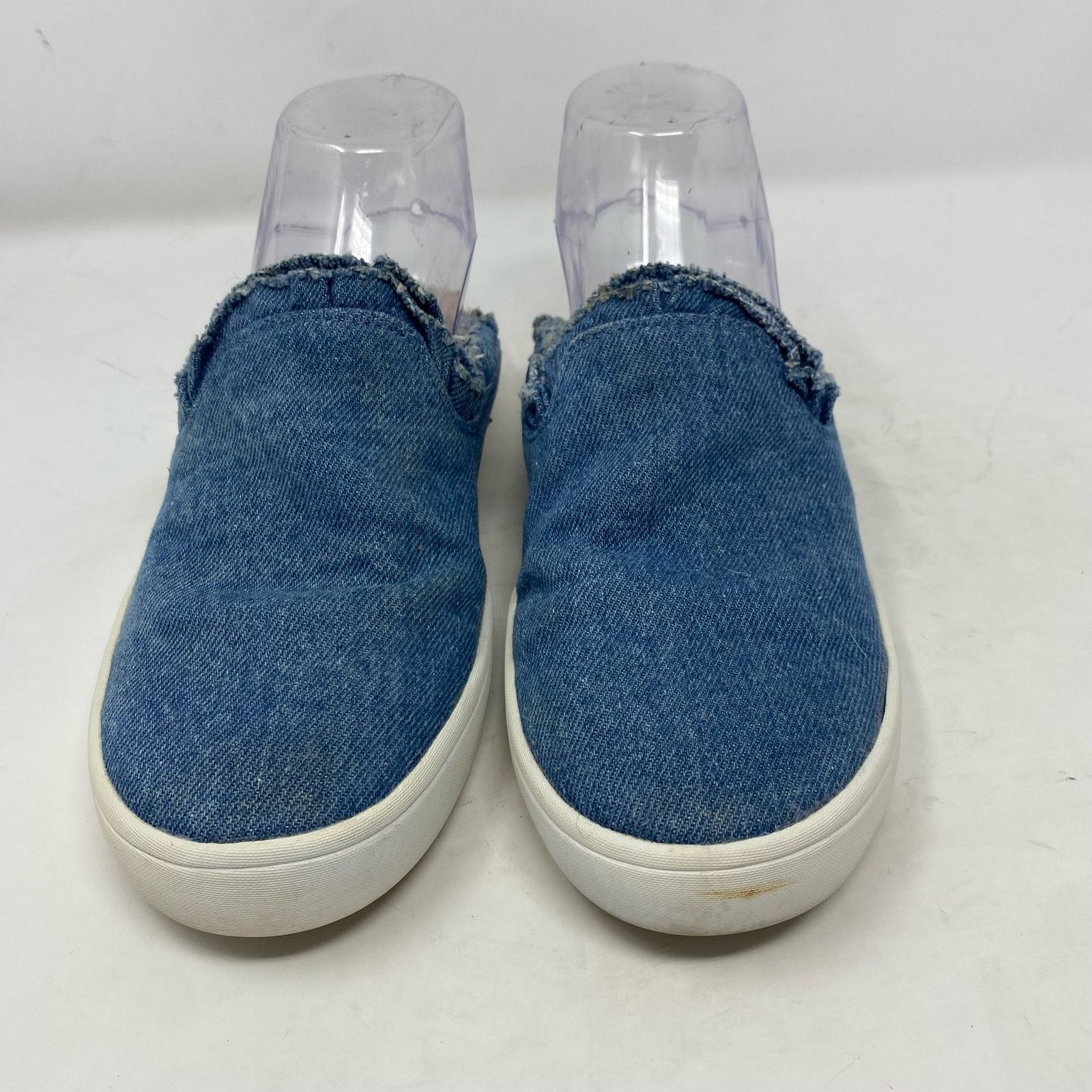 Kate Spade Kate Spade Blue Denim Liane Ruffle Slip On Womens Size 6.5 Size US 6.5 / IT 36.5 - 3 Thumbnail