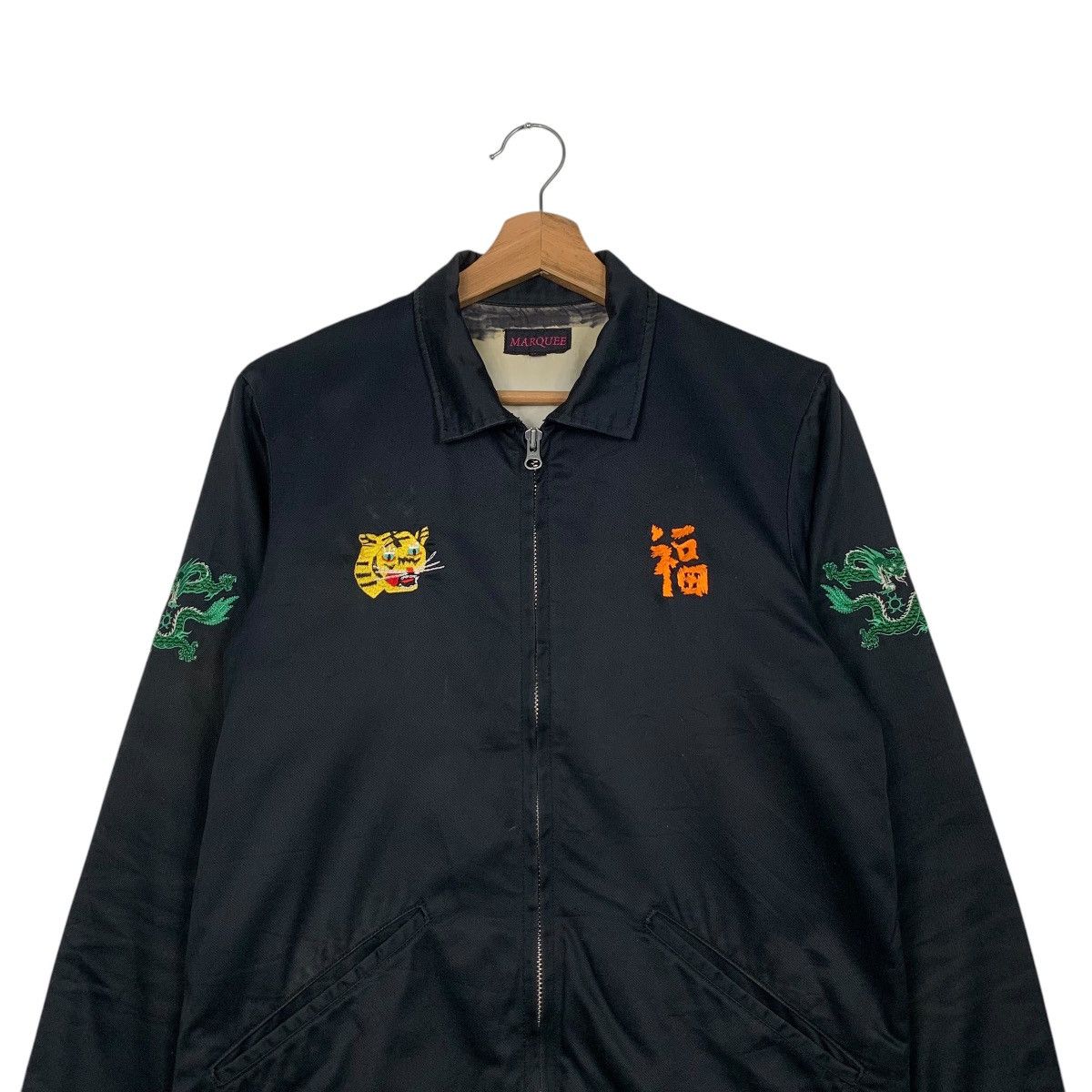 Vintage MARQUEE Embroidery Big Logo Sukajan Jacket #2531-C114 Size US XS / EU 42 / 0 - 4 Thumbnail