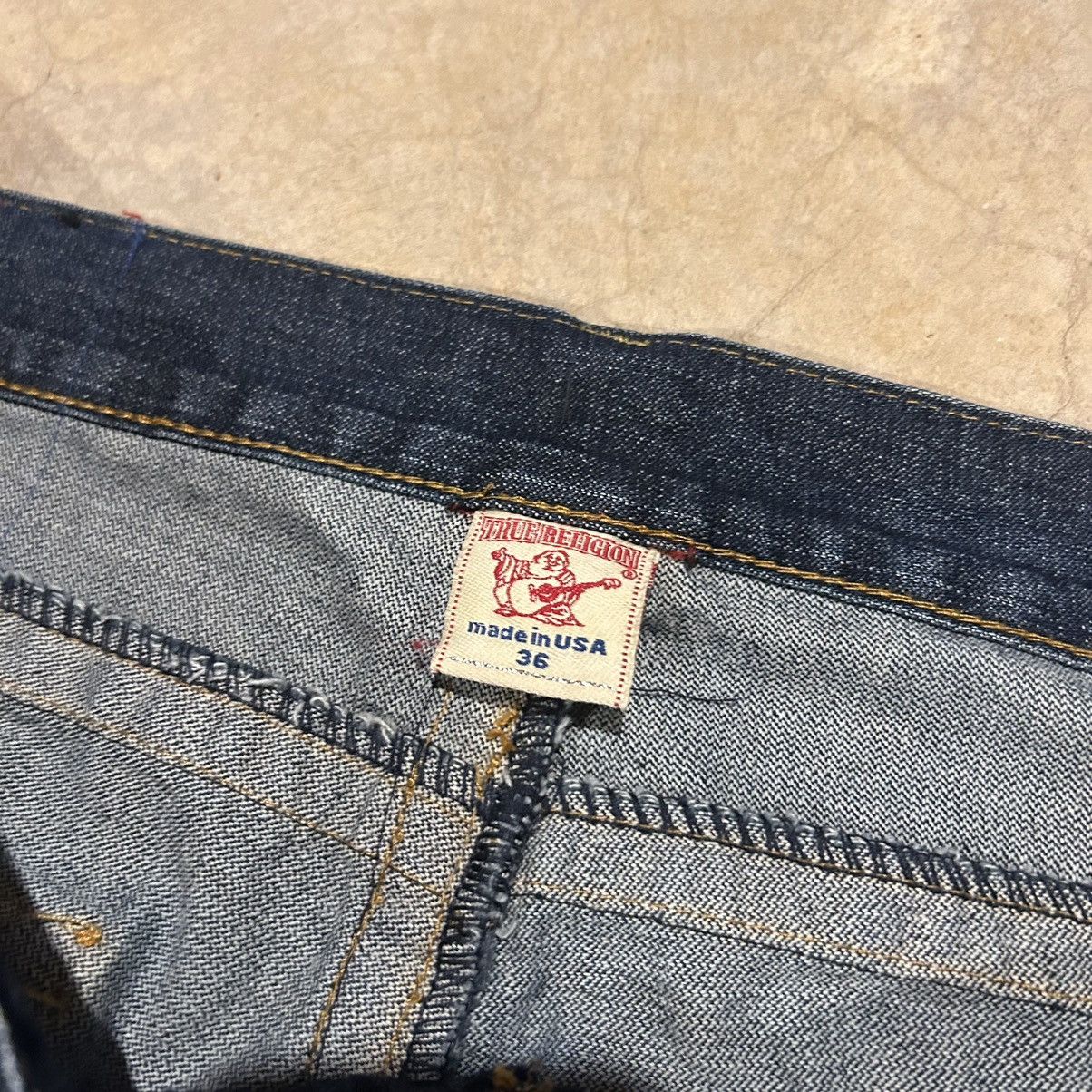 True Religion Crazy Vintage Y2K True Religion Leather Pocket Jeans Cyber Size US 36 / EU 52 - 7 Thumbnail