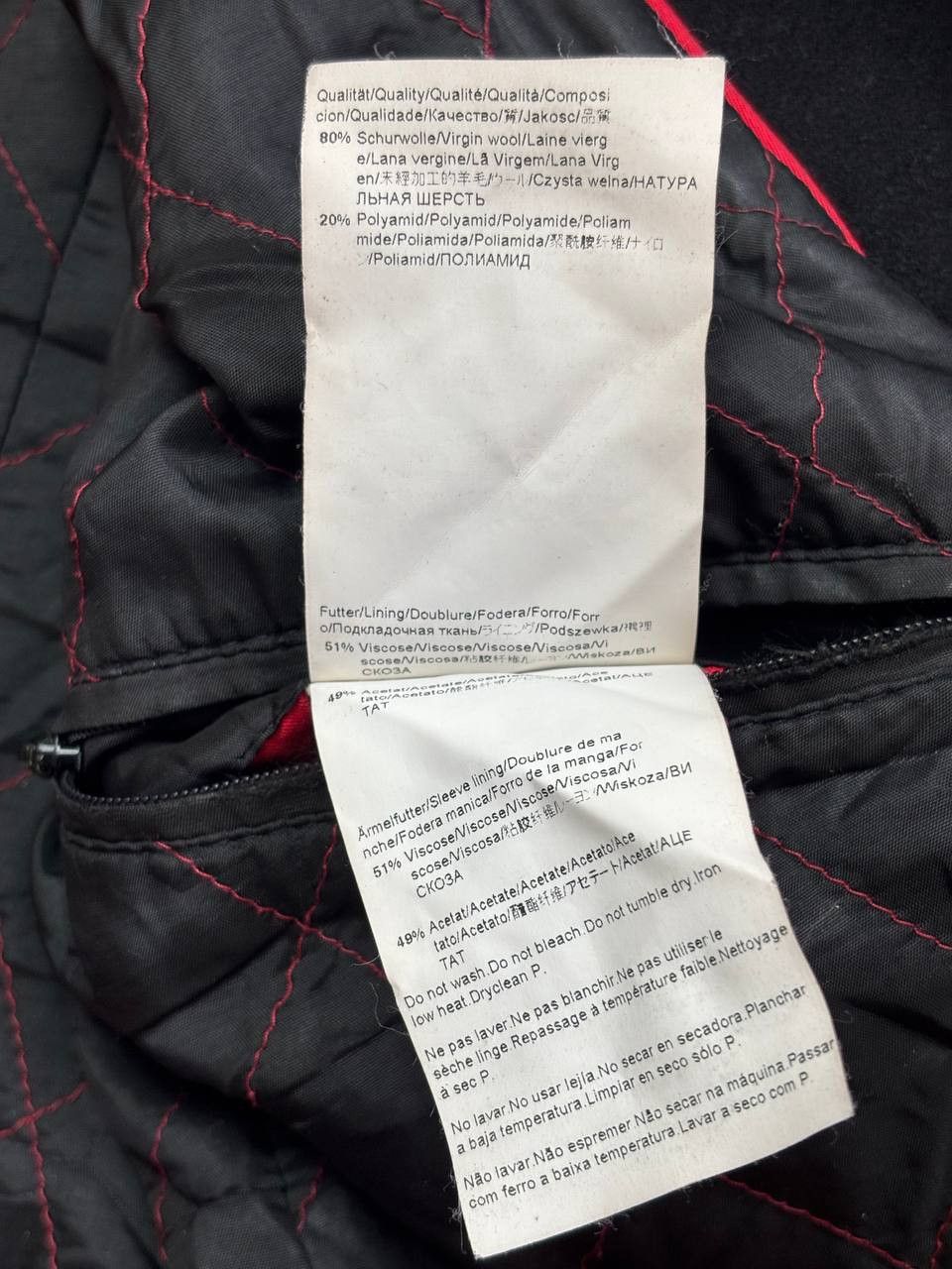 Hugo Boss Hugo Boss Black Wool Blend Double Breasted Peacoat Large Size US L / EU 52-54 / 3 - 12 Thumbnail