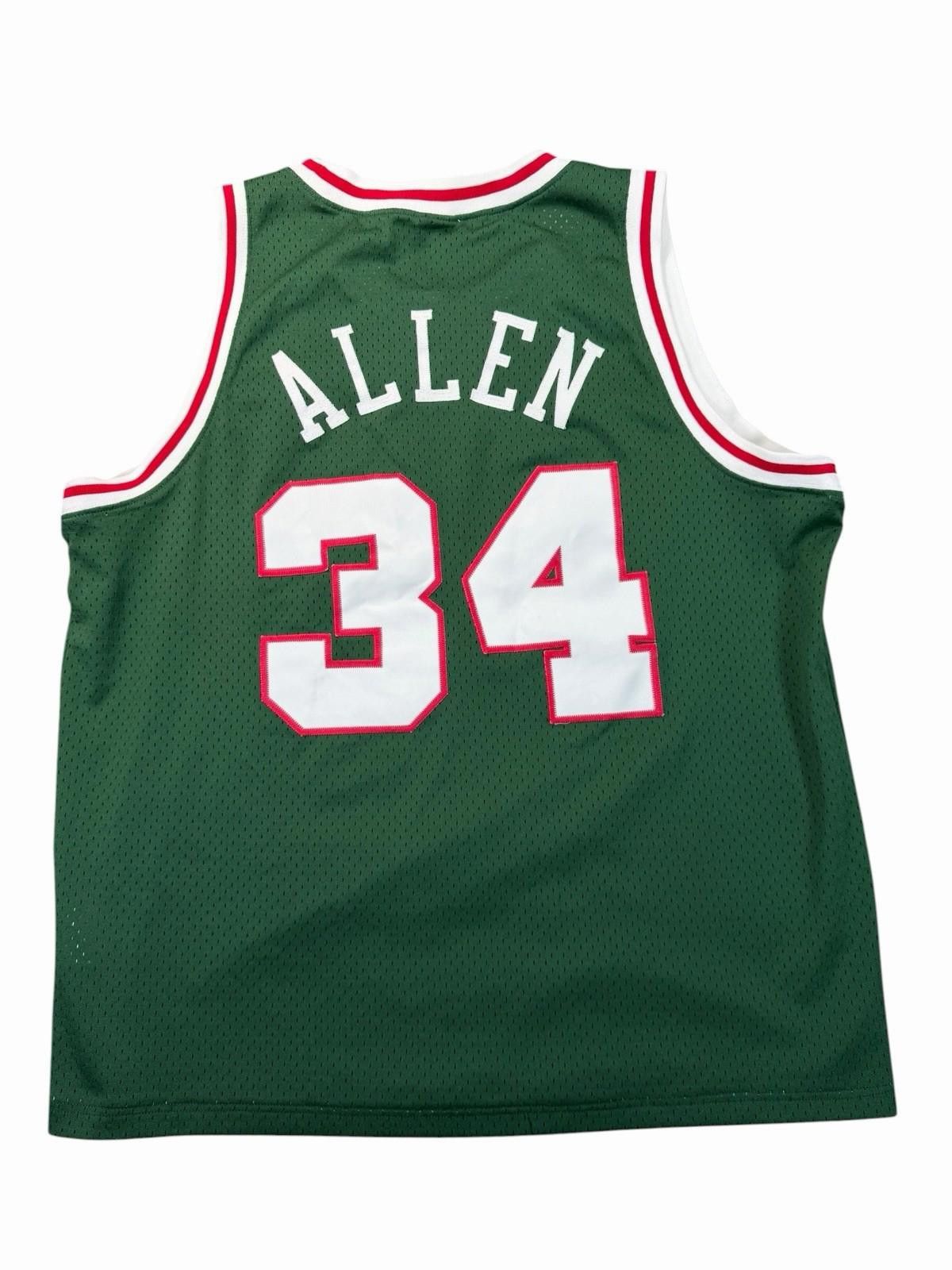 Nike Nike NBA Milwaukee Bucks Ray Allen #34 Green Jersey Large Size US L / EU 52-54 / 3 - 5 Thumbnail