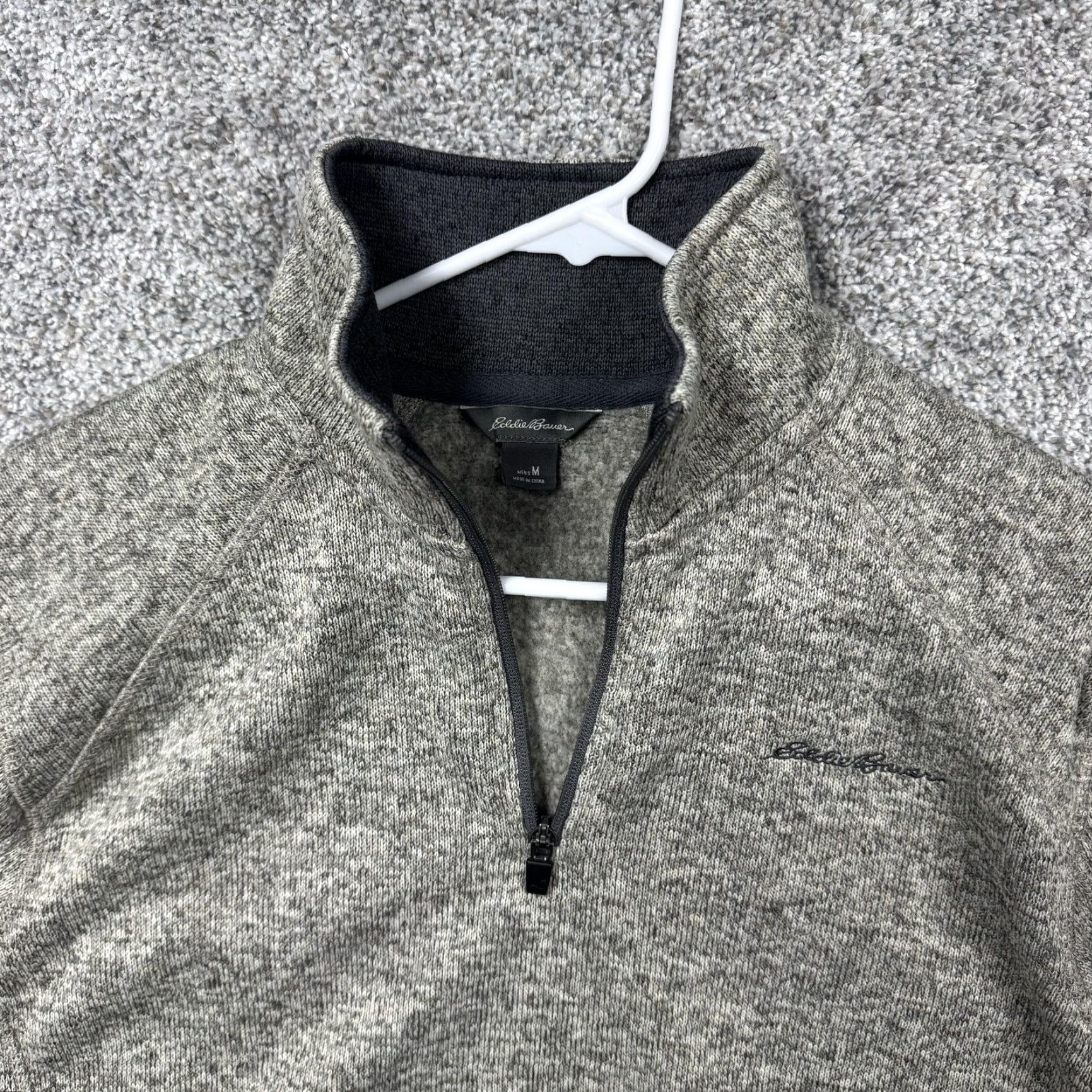 Eddie Bauer Eddie Bauer Sweater Mens Fleece 1/4 Zip Mock Neck Gray M Pullover Outdoor Gorpcore Size US M / EU 48-50 / 2 - 5 Thumbnail