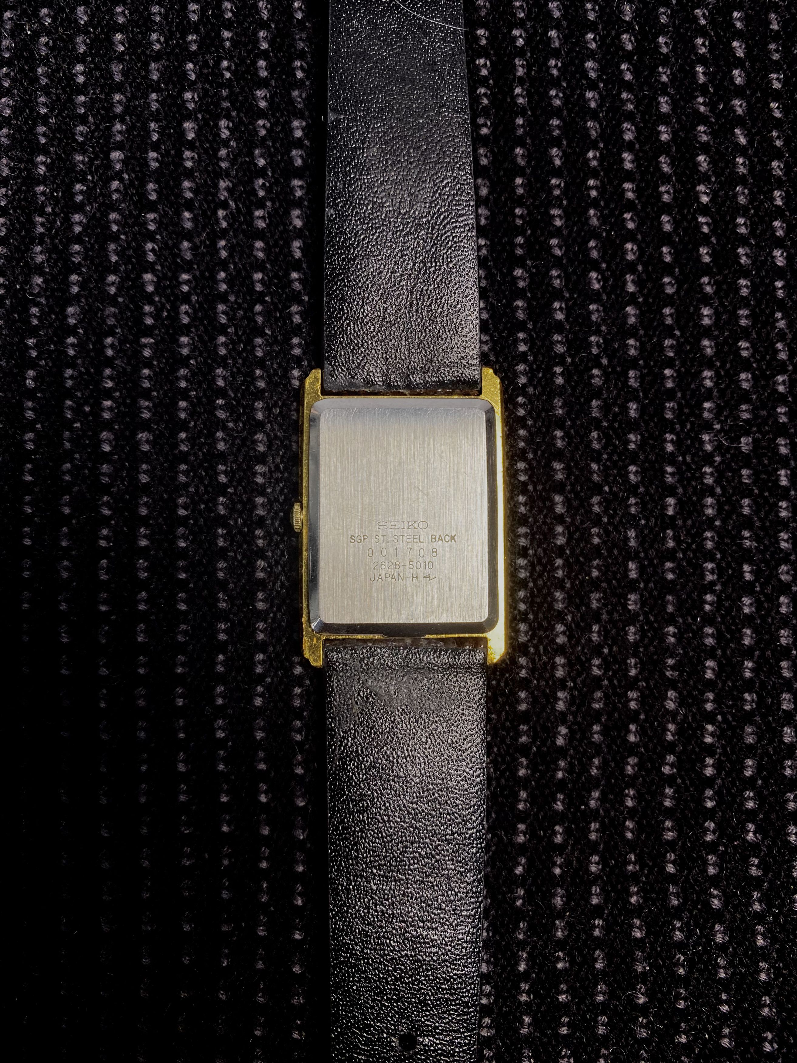 Seiko × Vintage 💥 Vtg 80's Seiko Sub Second Tank Size ONE SIZE - 5 Thumbnail