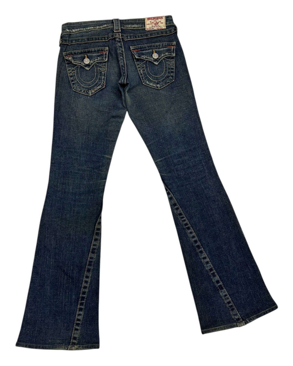 Japanese Brand × True Religion Flare Jeans True Religion Joey Bootcut Distressed Denim Jean Size 28" / US 6 / IT 42 - 4 Thumbnail