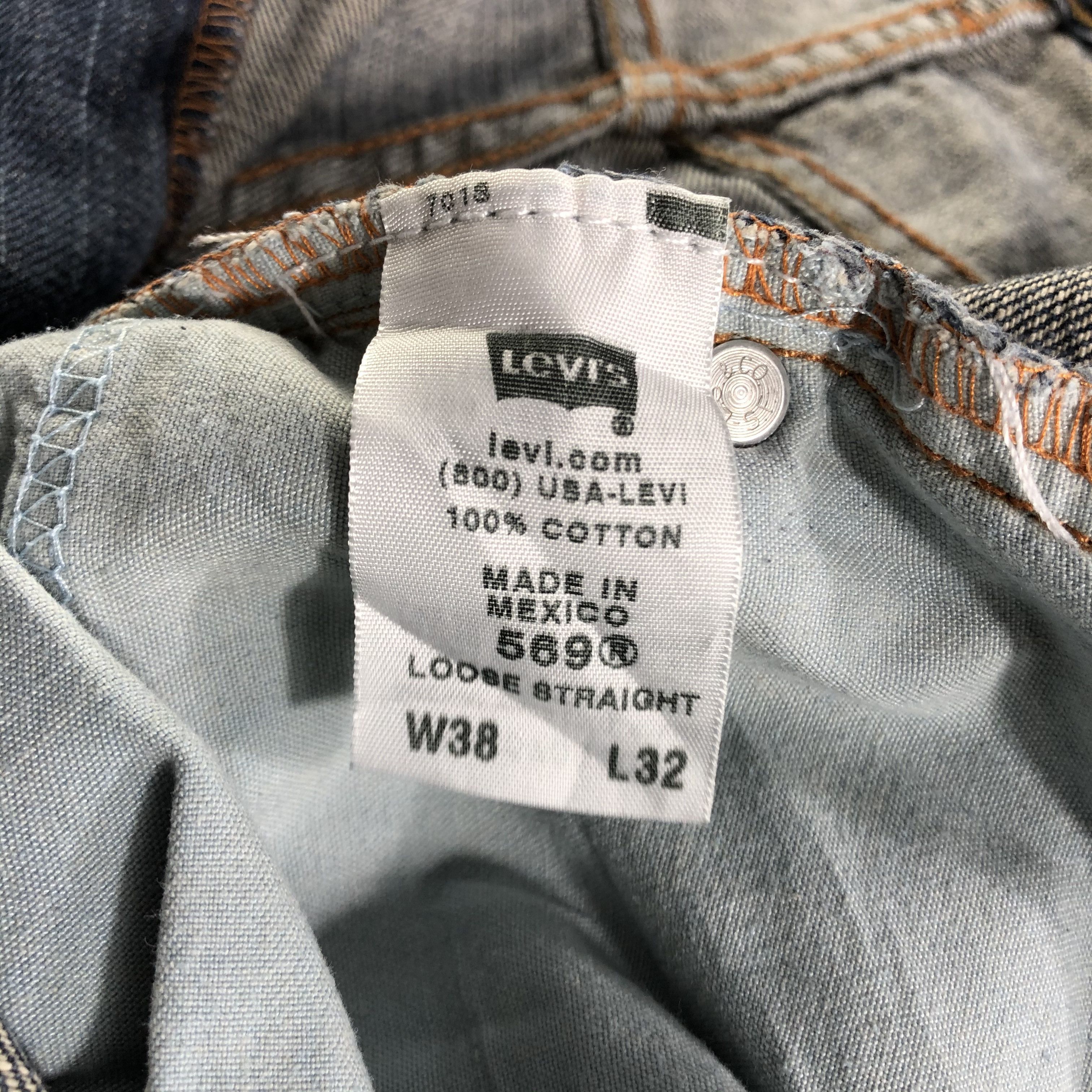 Levi's Vintage Levis 569 Jeans-J3538 Size US 40 / EU 56 - 10 Thumbnail