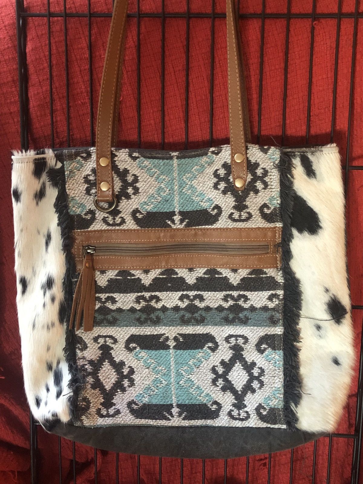 Other Myra Bag Western Leather Weekender Bag for Women - Isabela Size ONE SIZE - 1 Thumbnail