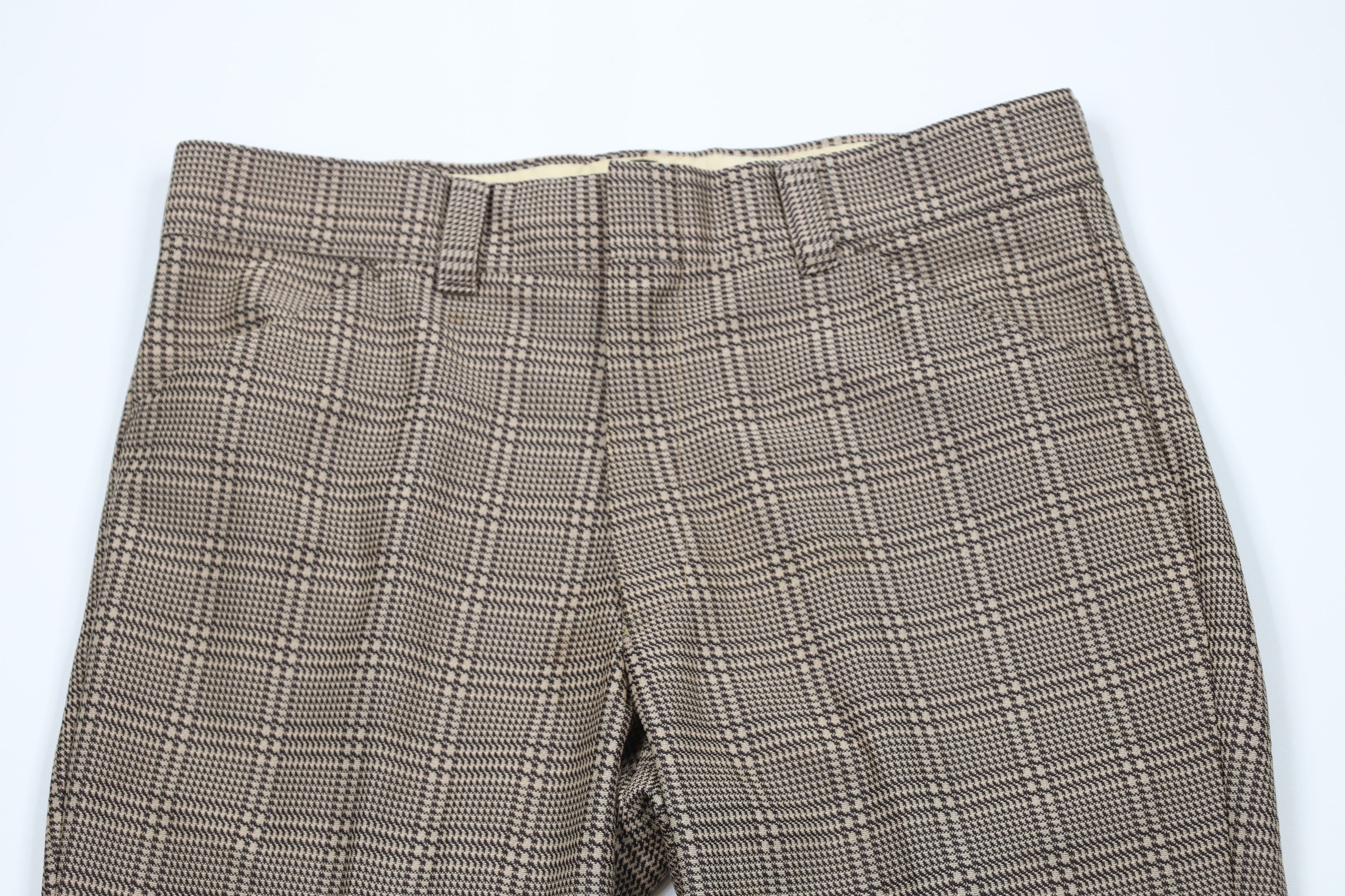 Vintage Vintage 70s Streetwear Knit Flared Wide Leg Chino Pants USA Size US 34 / EU 50 - 2 Thumbnail