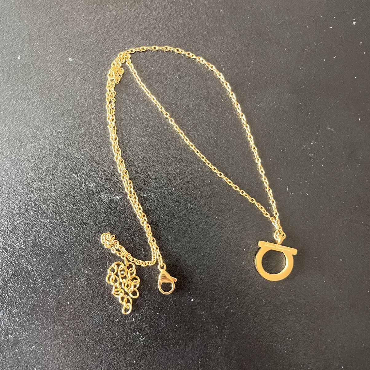 Salvatore Ferragamo Salvatore Ferragamo Gancini Pendant Necklace Size ONE SIZE - 4 Thumbnail