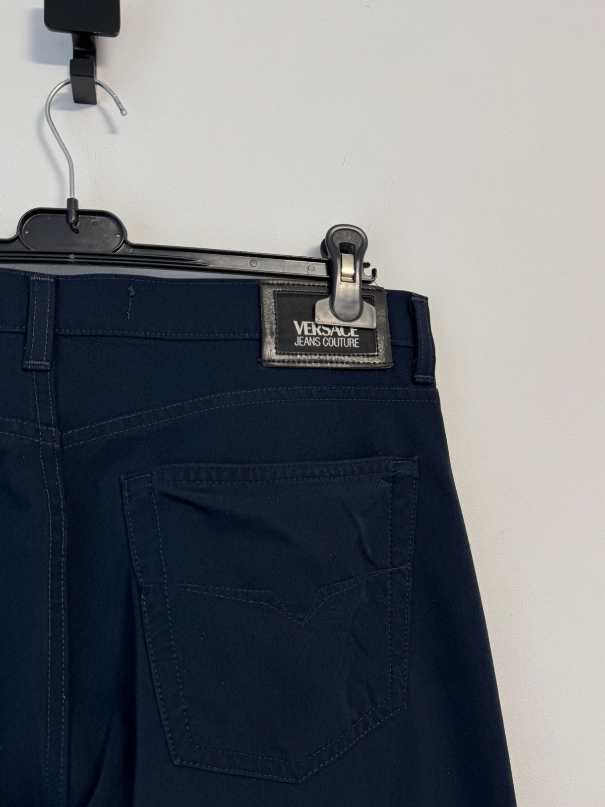 Versace Gianni Versace Dark Blue Jeans Classic Straight Luxury Pants Size US 34 / EU 50 - 13 Thumbnail