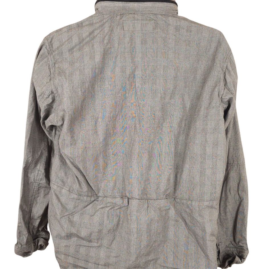 Vintage Hlaska Jacket Mens Large Gray Plaid Hooded Windbreaker Made In USA Size US L / EU 52-54 / 3 - 5 Thumbnail