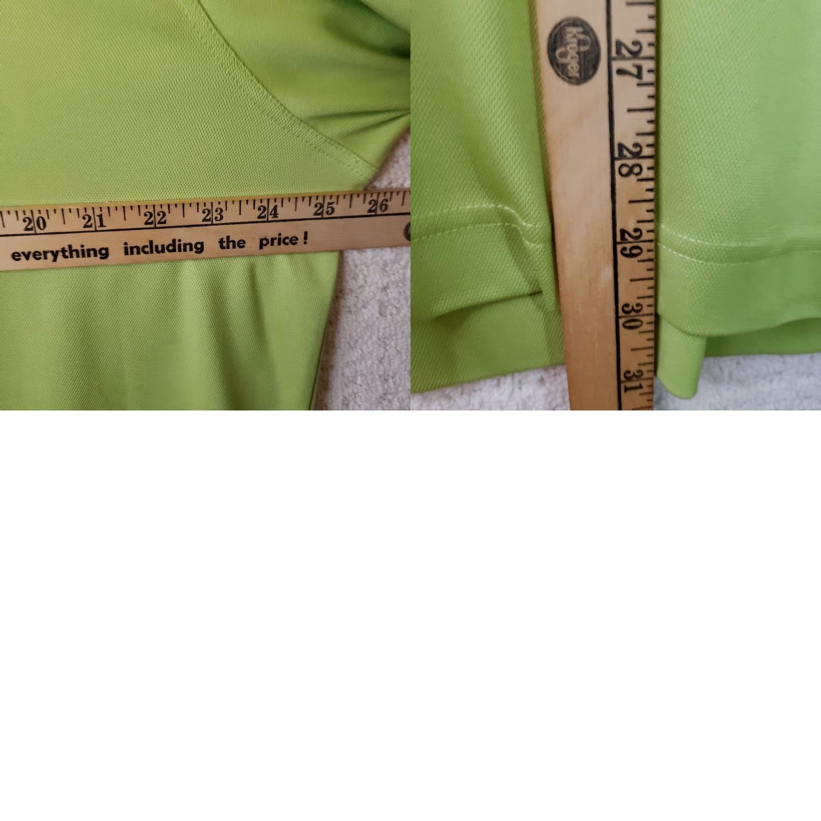 Vintage Bobby Jones Polo Shirt Men L Green White Striped Golf Performance Spring Island Size US L / EU 52-54 / 3 - 9 Thumbnail