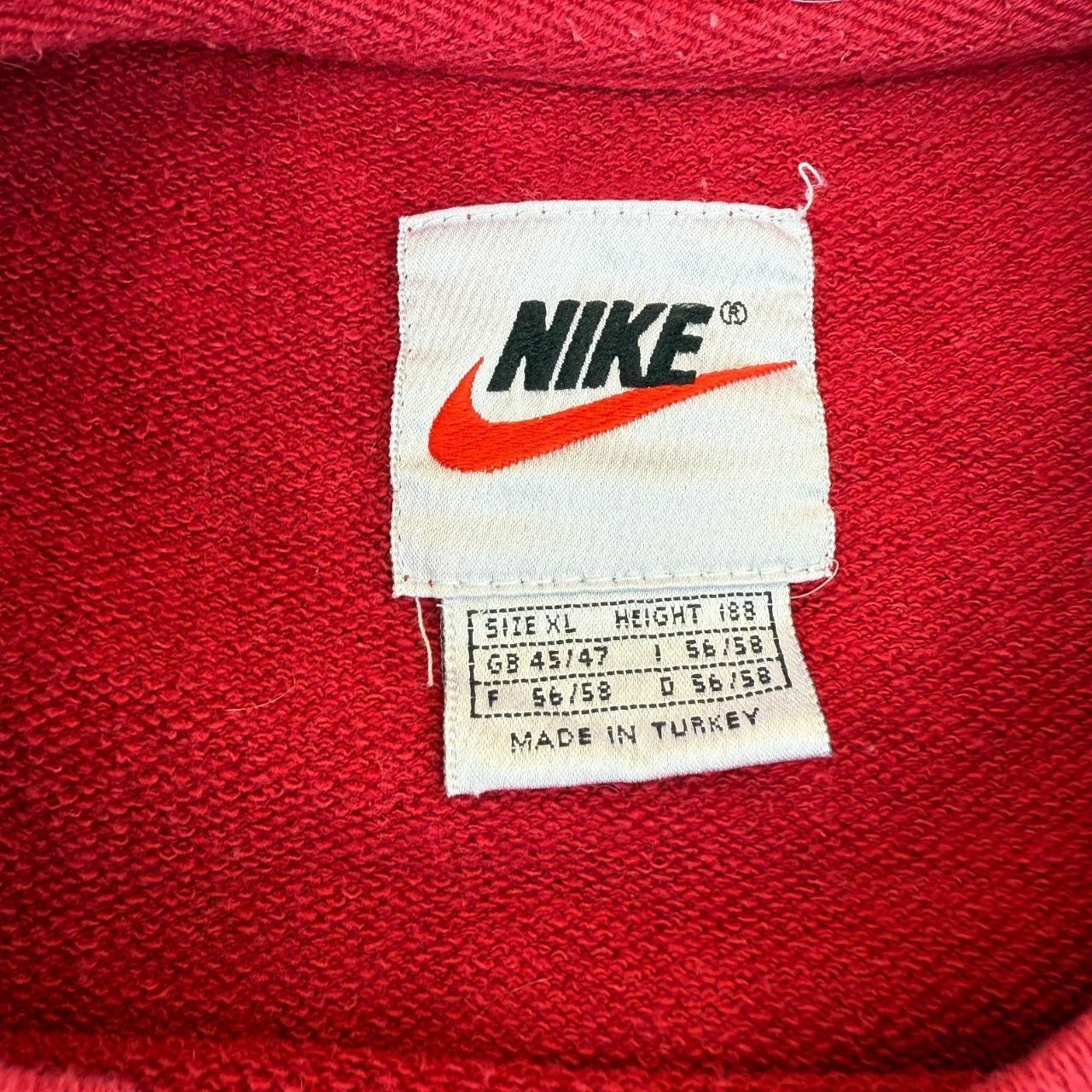 Nike Nike Vintage 90s Sweatshirt Red Crewneck Red Tag Vintage Size US L / EU 52-54 / 3 - 5 Thumbnail